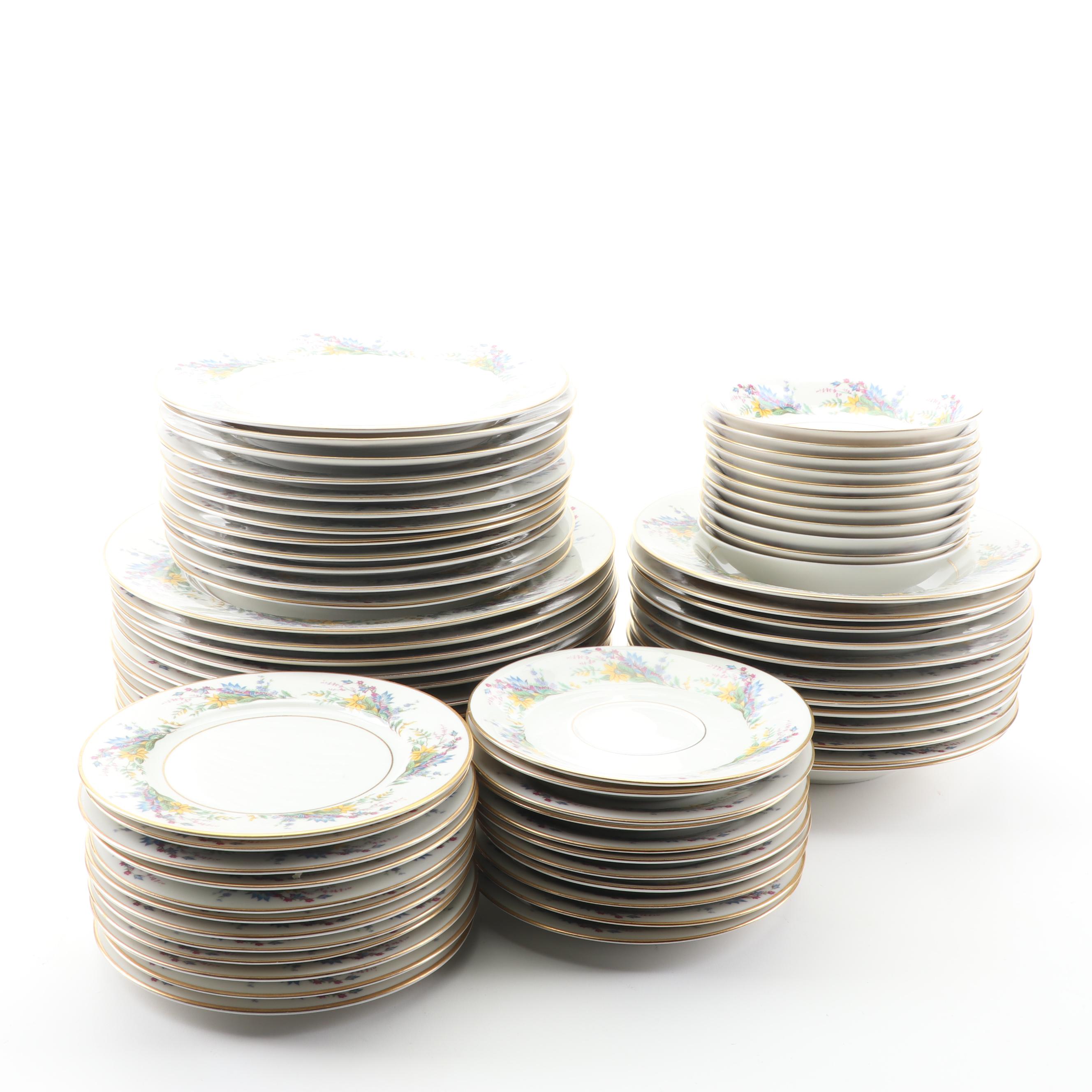 Arcadian Fine China "Spring Glory" Dinnerware Set