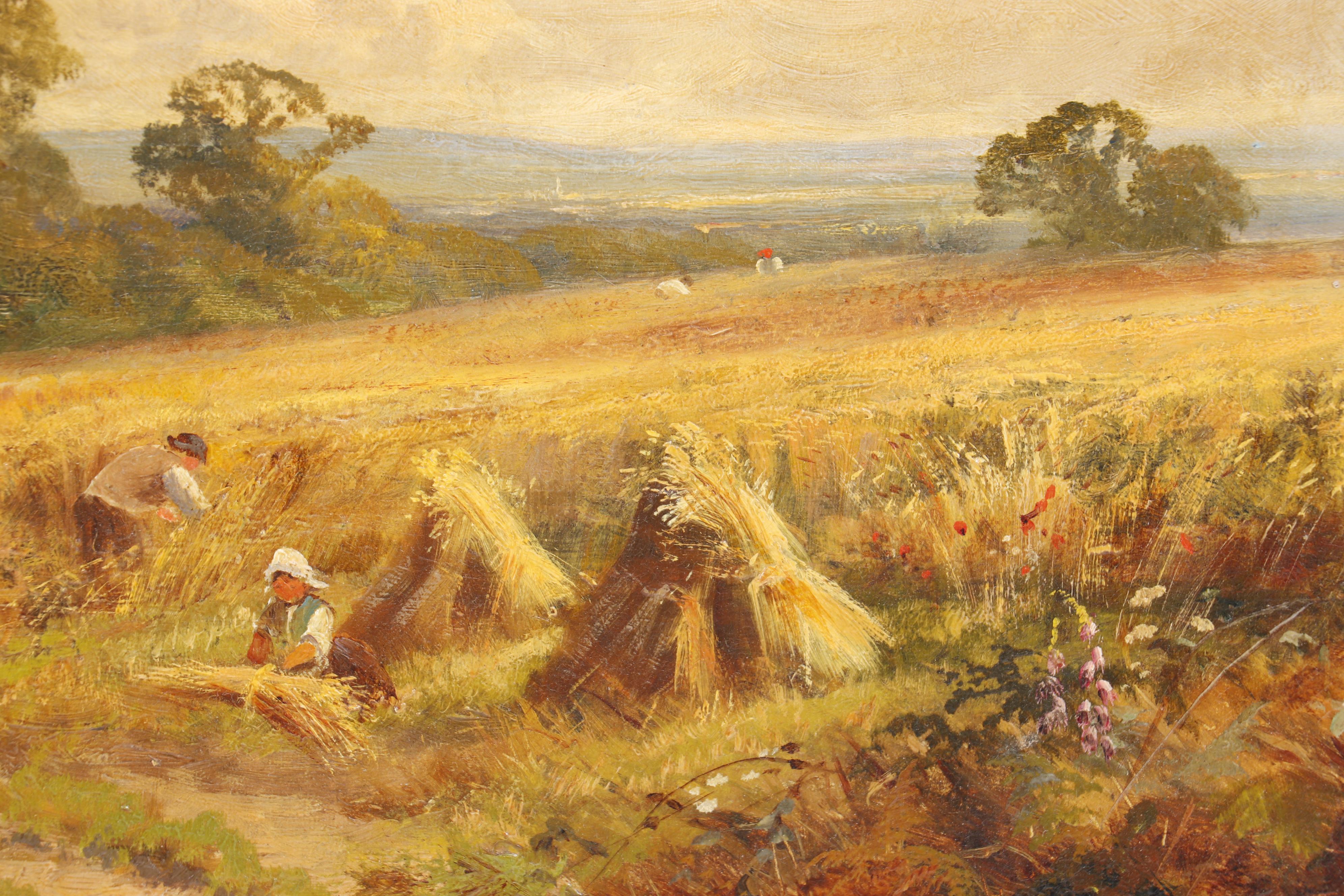 R. Roberts 1888 Landscape Oil Painting