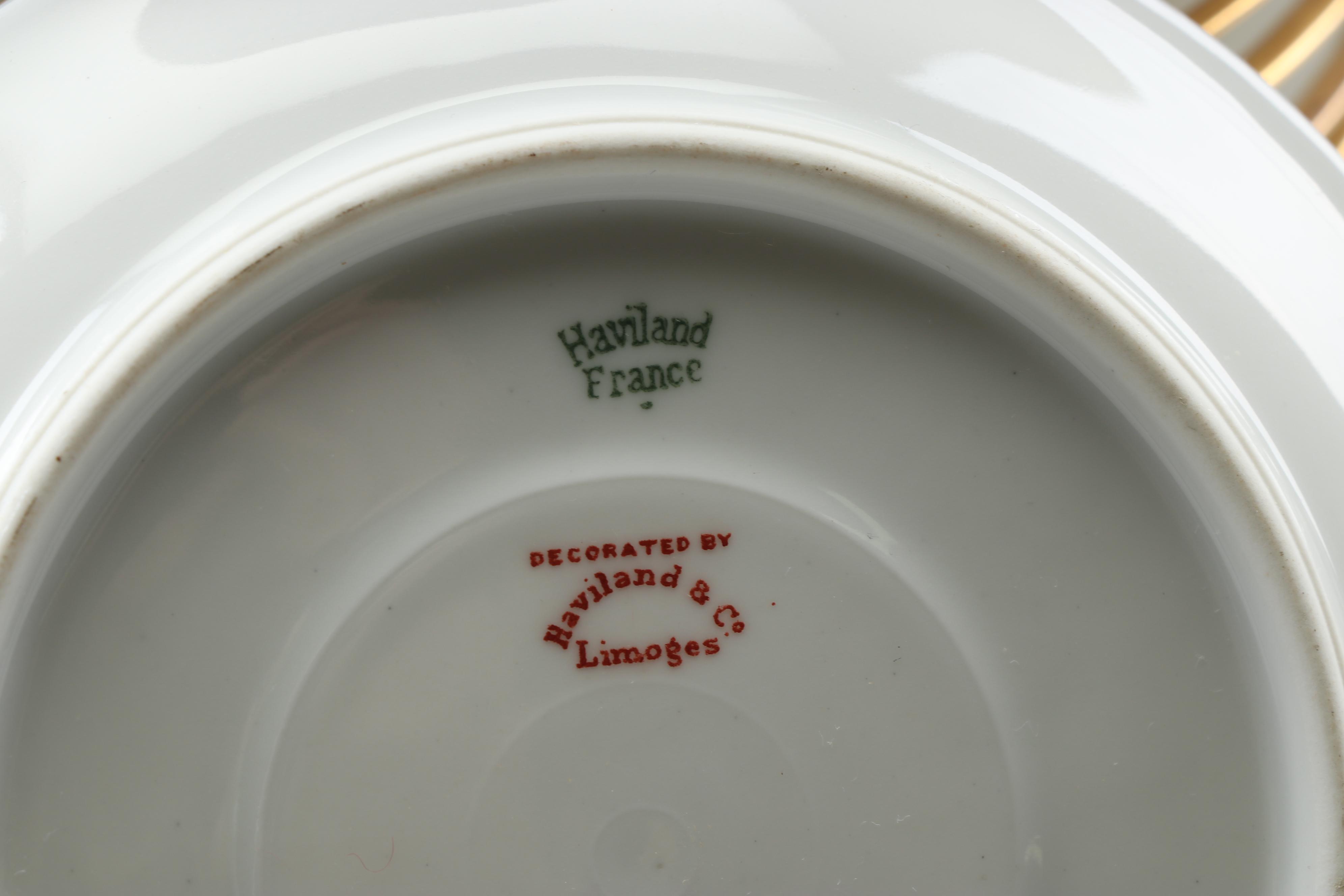 Vintage Haviland "Mirabeau" Porcelain Dinnerware