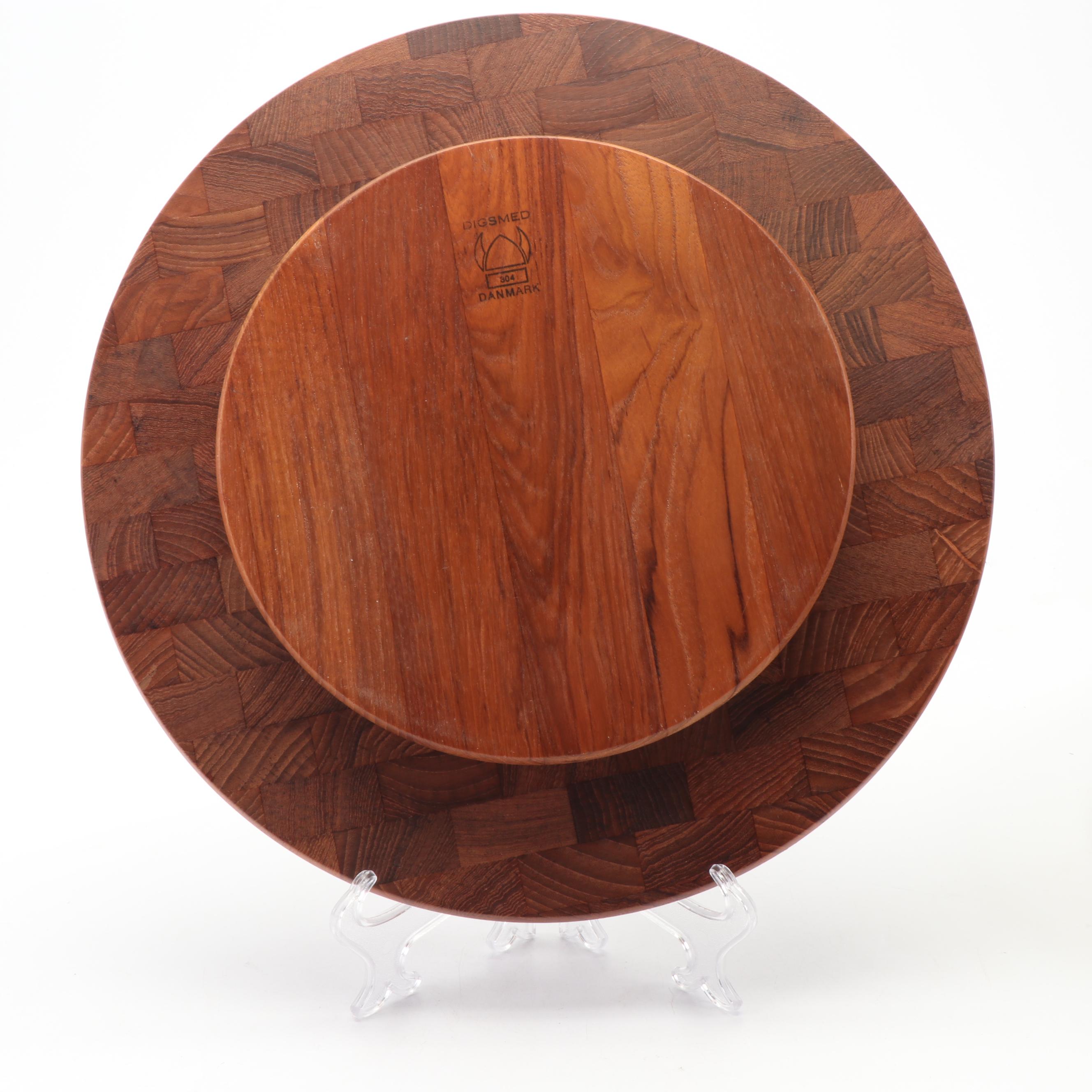 Digsmed Denmark Modern Teak Lazy Susans