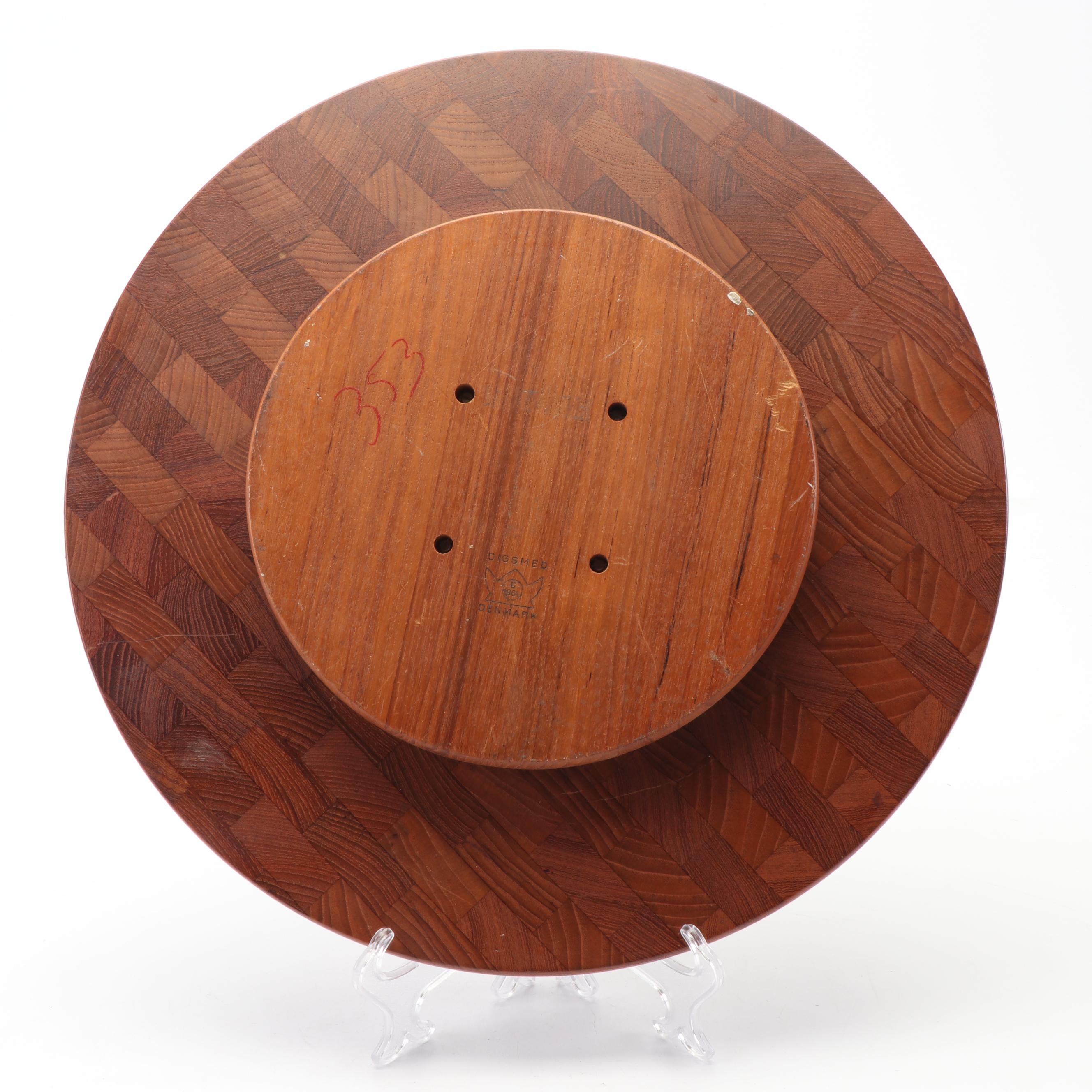 Digsmed Denmark Modern Teak Lazy Susans