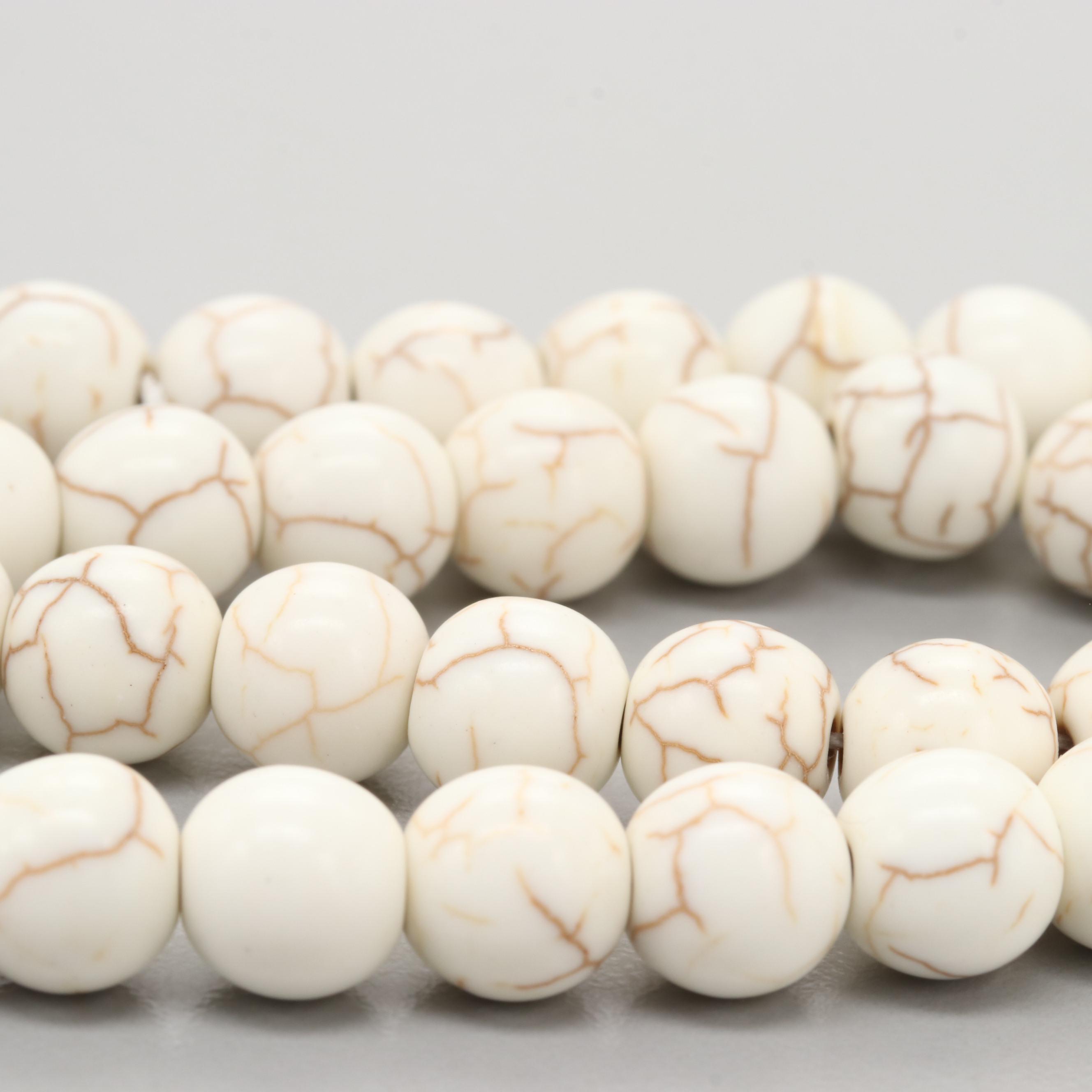 14K Yellow Gold Clasped Magnesite Necklace