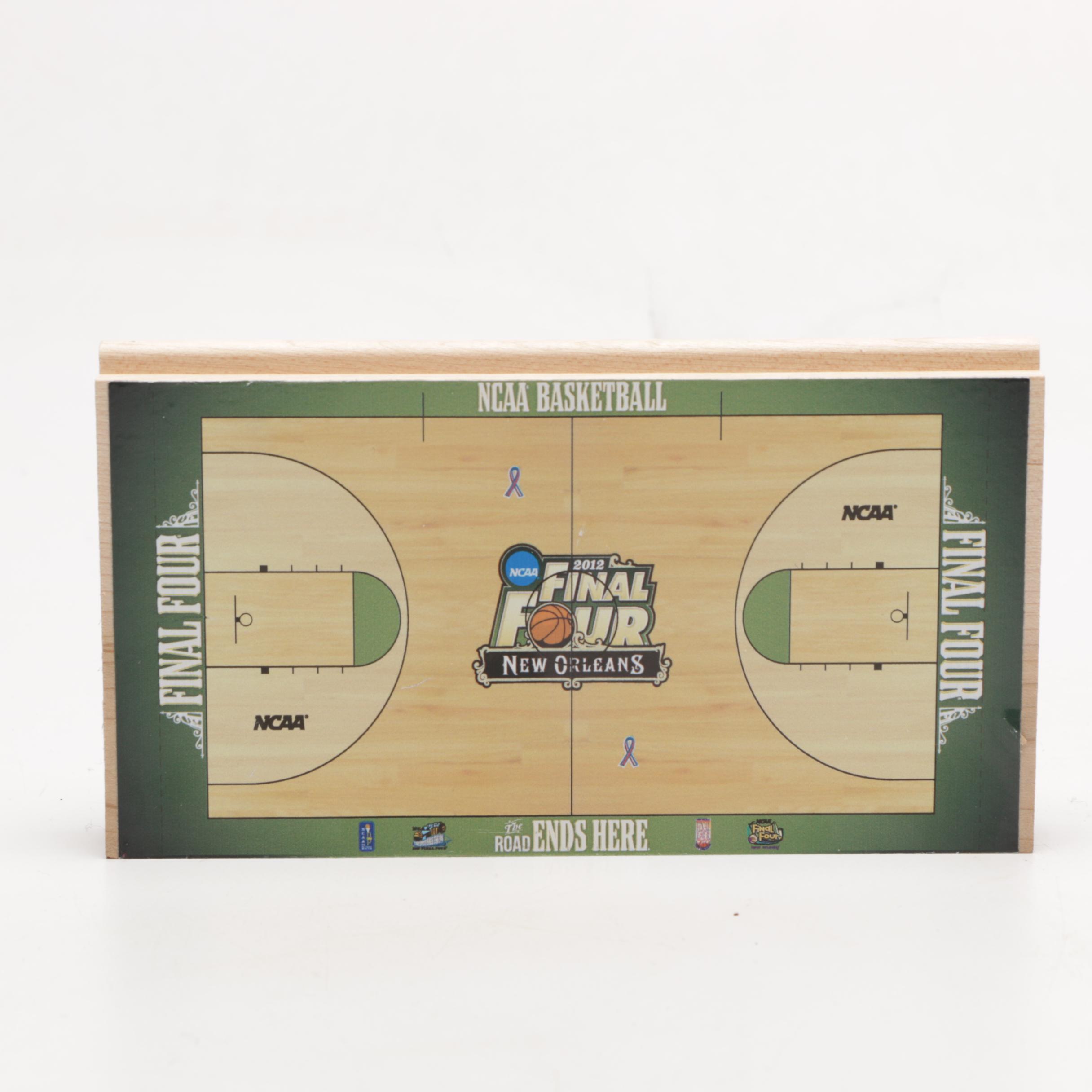 2012 NCAA Final Four Championship Game Ticket with Floor Sample