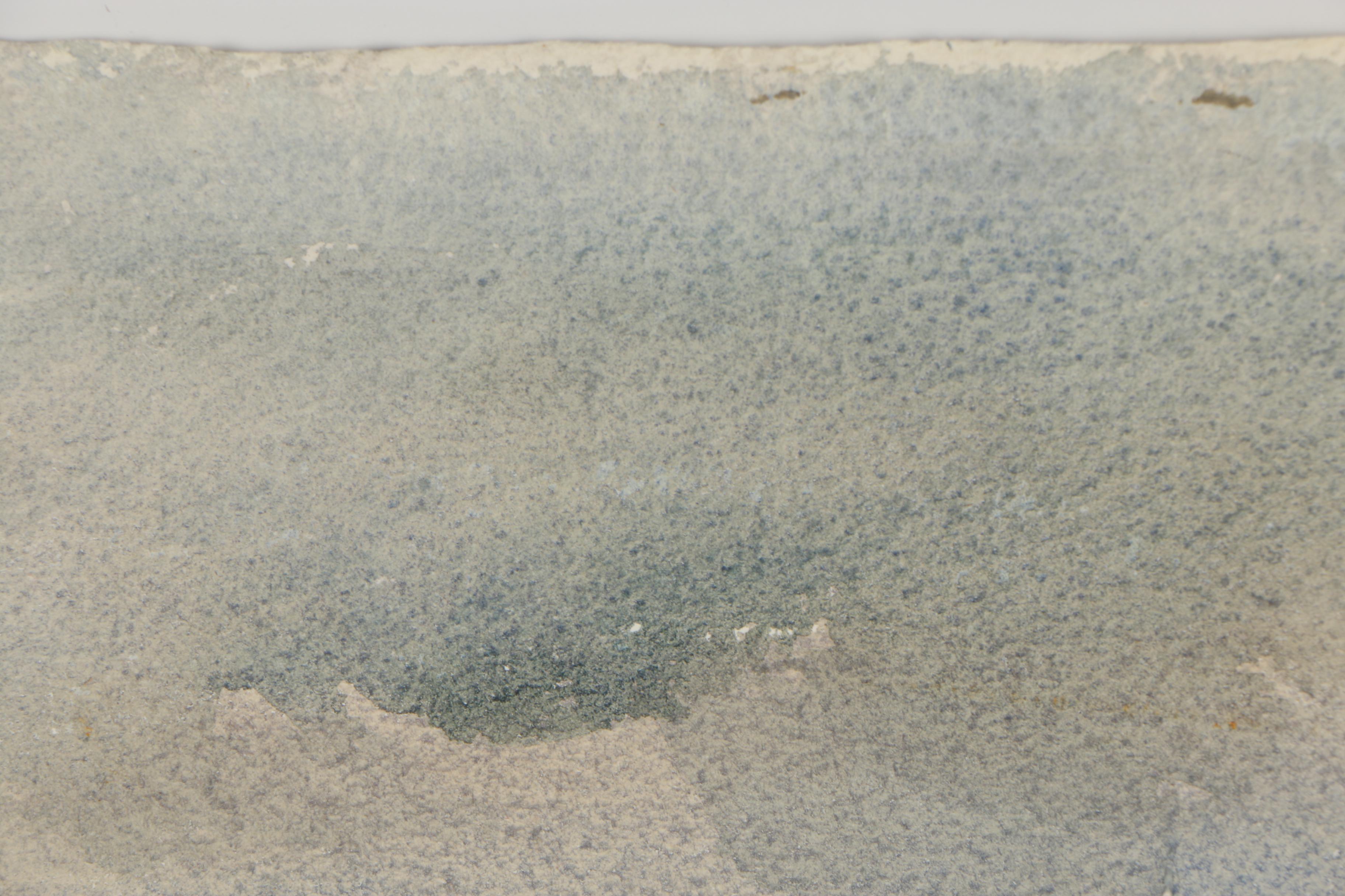 Edmond J. Fitzgerald 1950 Watercolor Painting "Nor'easter - Provincetown"