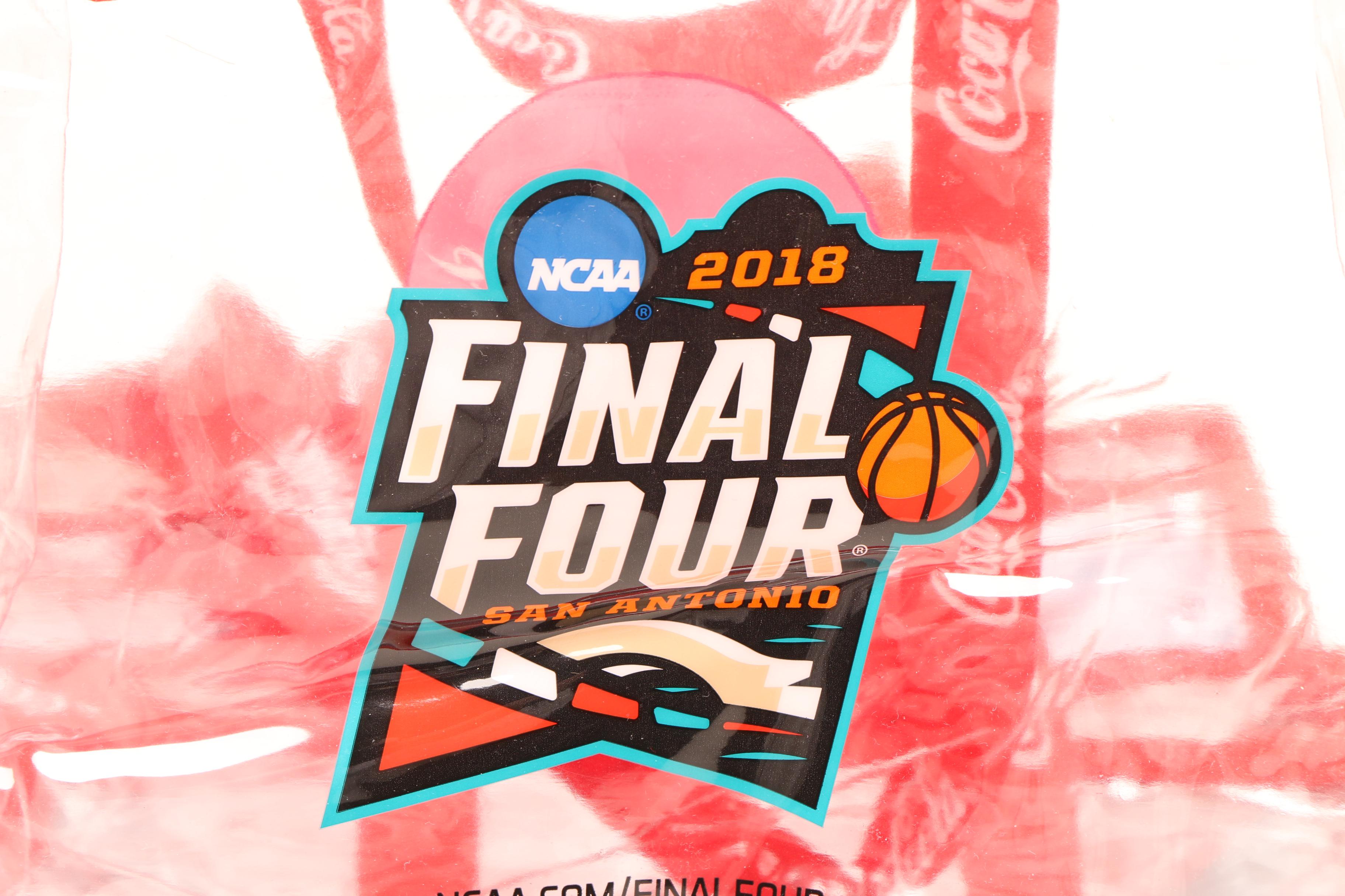 NCAA "Final Four" Souvenir Collectibles Including Coca-Cola Gift Bags