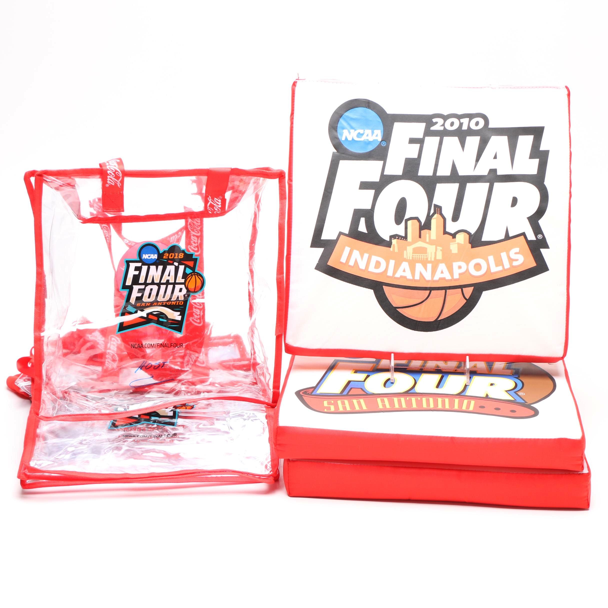 NCAA "Final Four" Souvenir Collectibles Including Coca-Cola Gift Bags