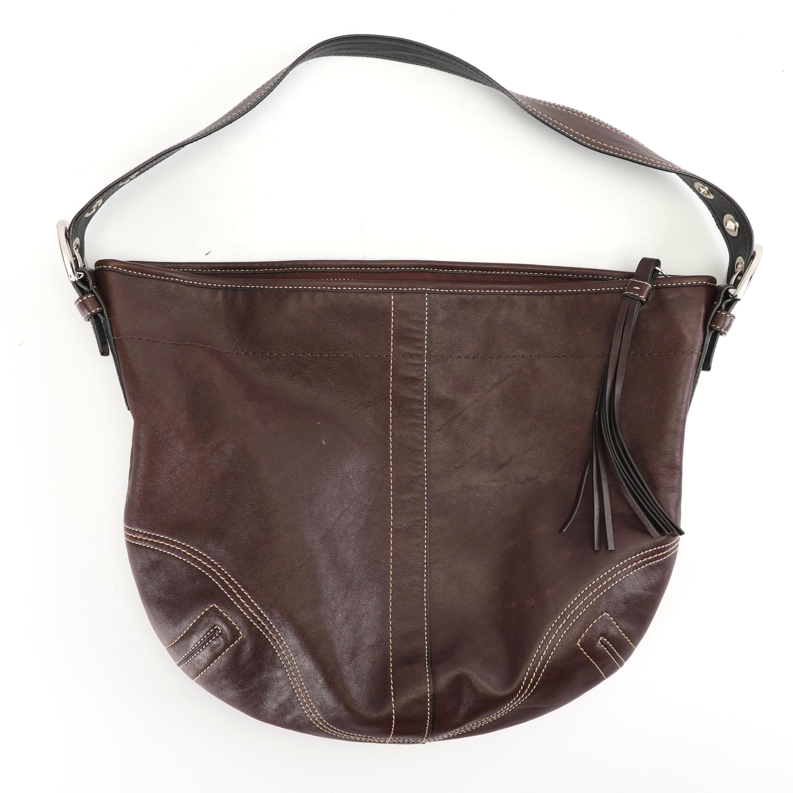2005 Coach Soho Brown Leather Hobo Bag