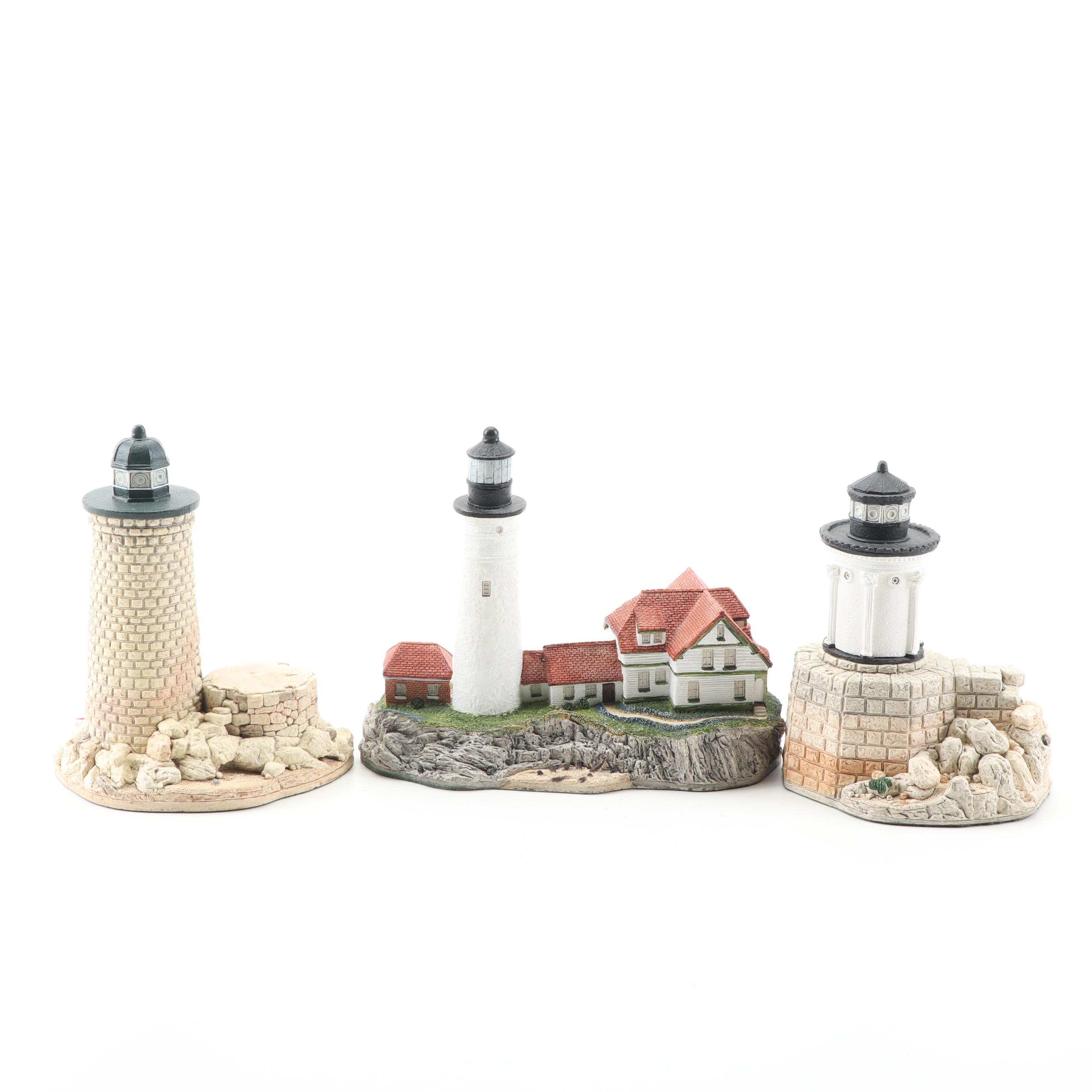 Younger & Associates "Harbour Lights" Resin Lighthouse Figurines