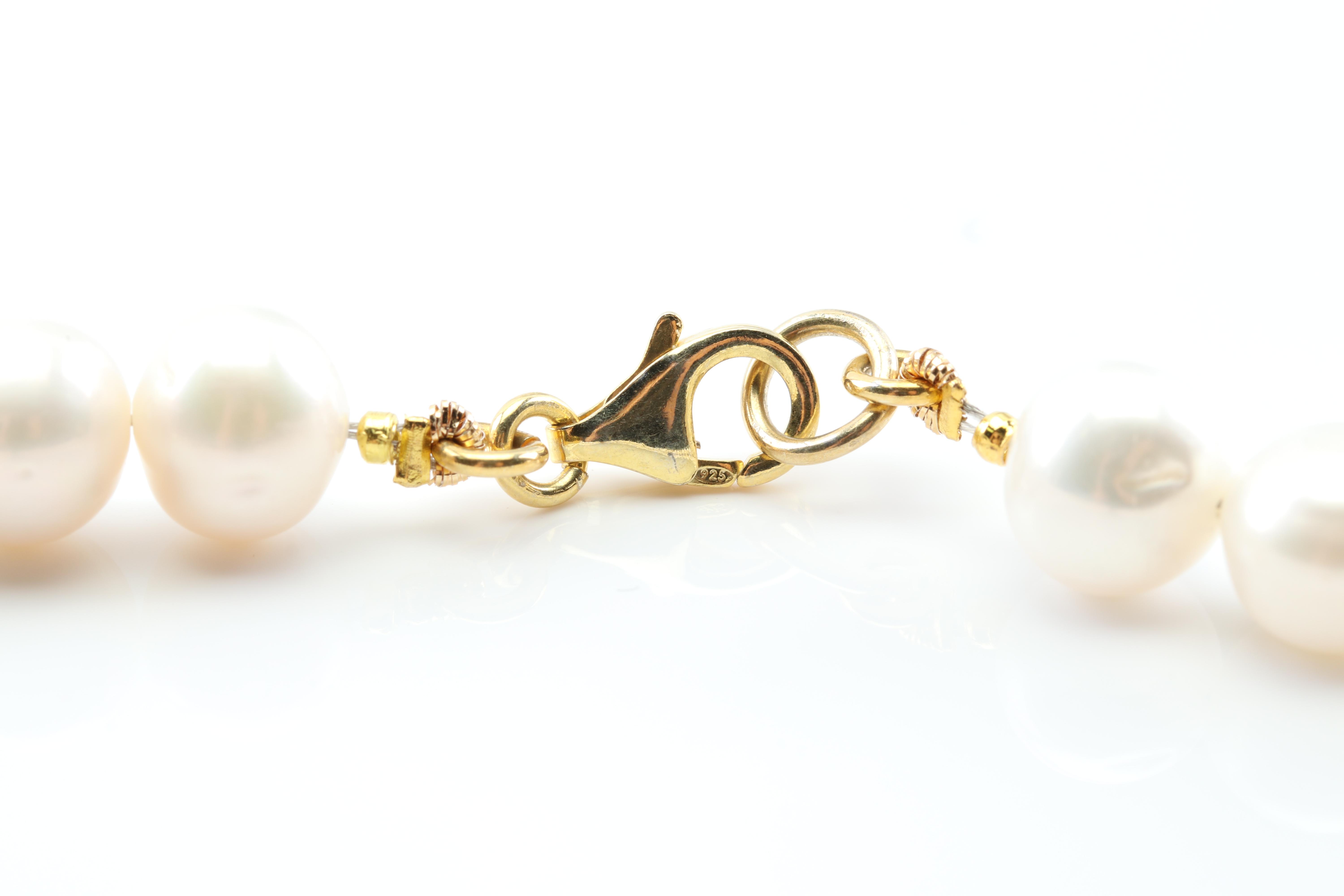 Sterling Silver Freshwater Pearl, 1.33 CTW Ruby and 2.00 CTW Blue Topaz Necklace