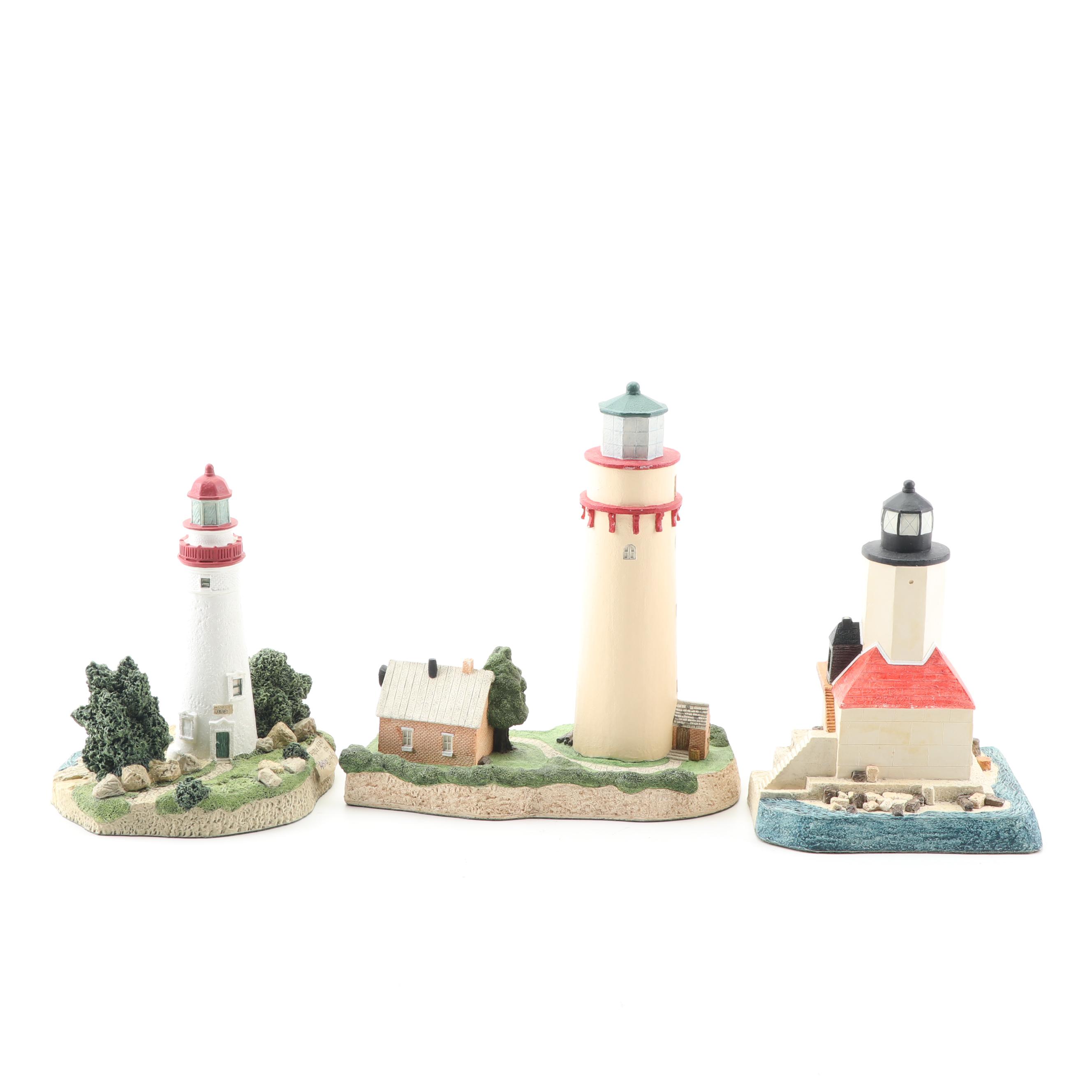 Younger & Associates "Harbour Lights" Resin Lighthouse Figurines