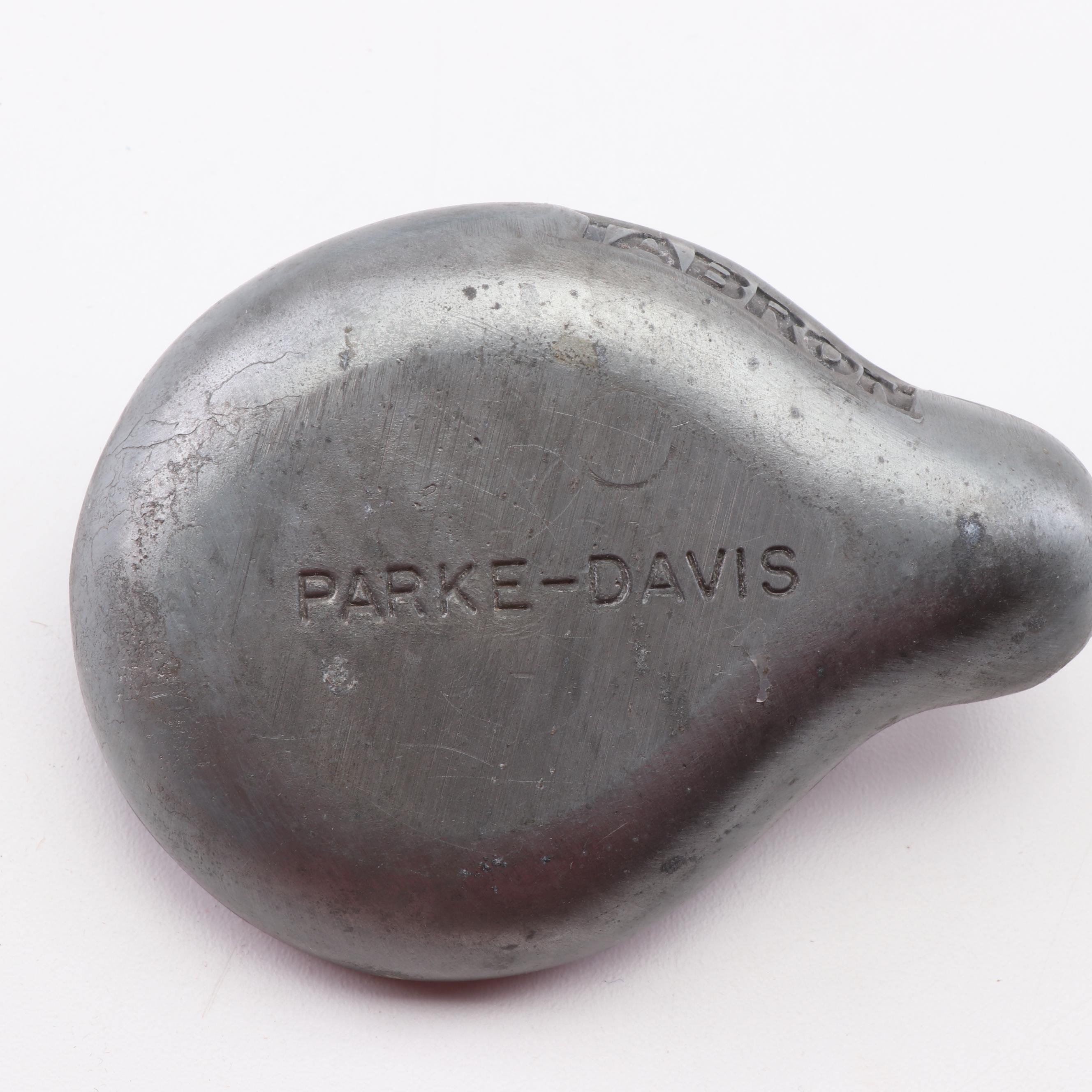 Office Décor Including Parke-Davis Pewter "Tabron" Fetus Paperweight