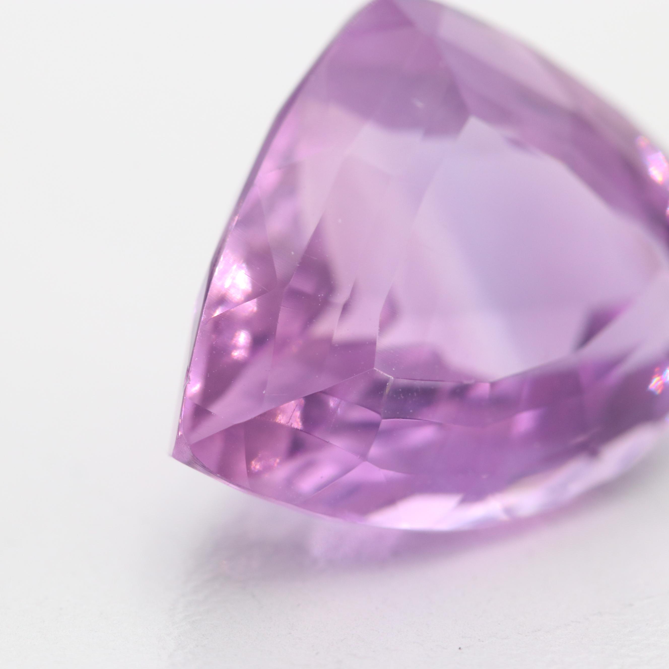 Loose 17.69 CT Amethyst Gemstone