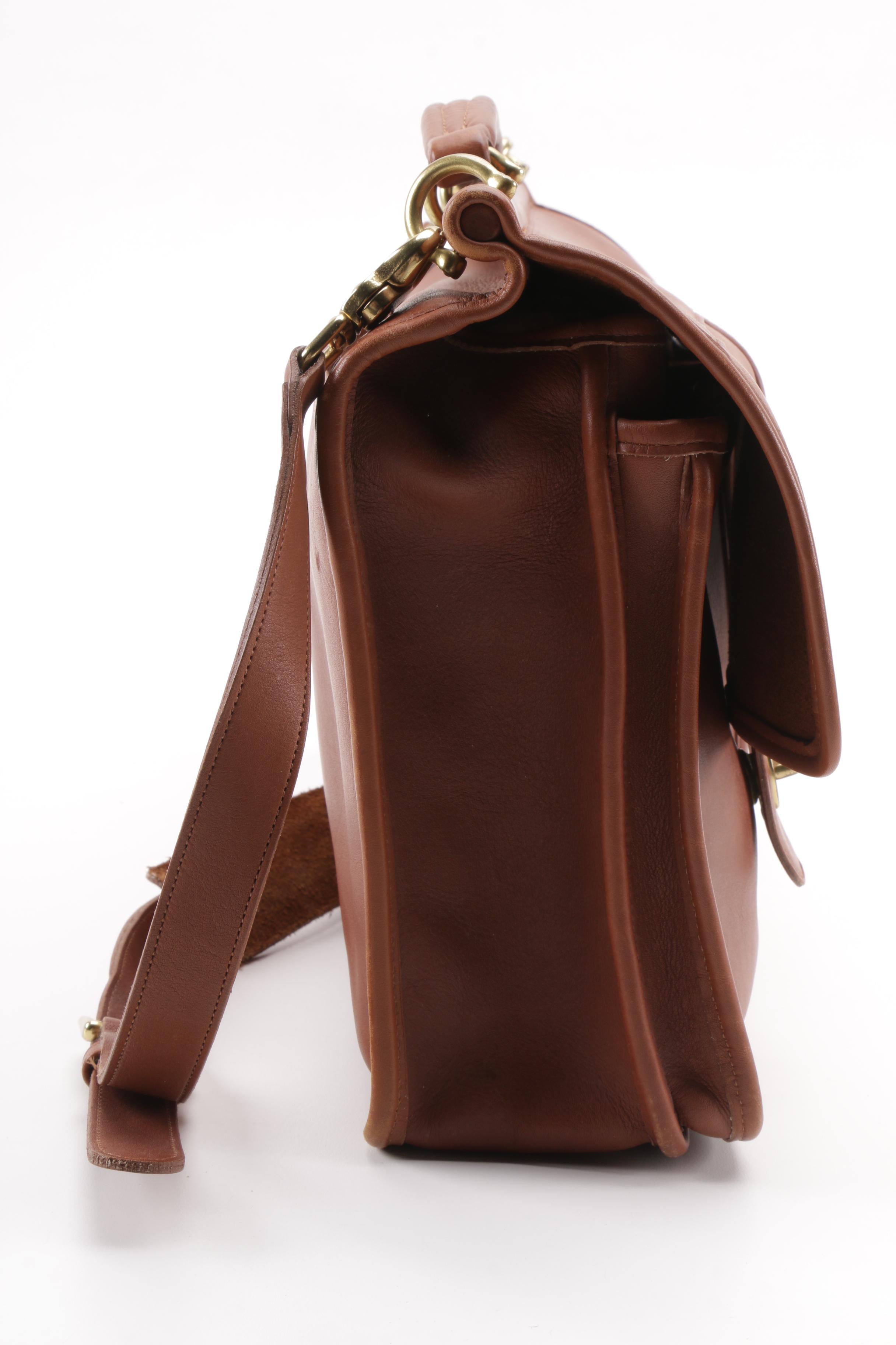 1995 Vintage Coach Kensington Brown Leather Briefcase