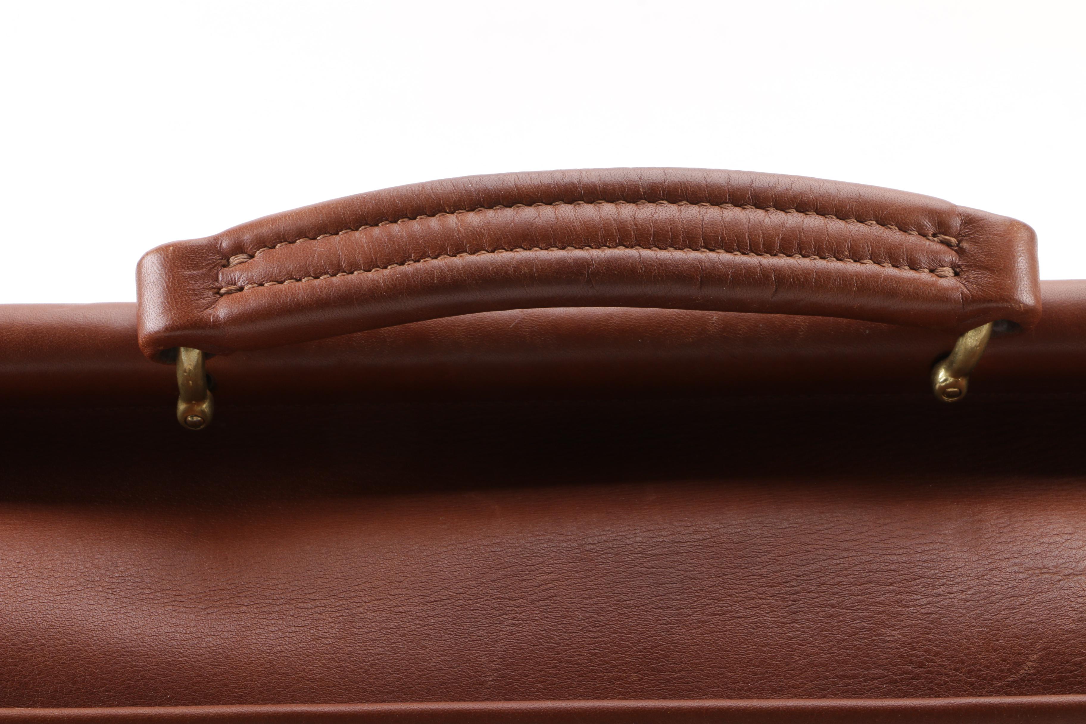 1995 Vintage Coach Kensington Brown Leather Briefcase