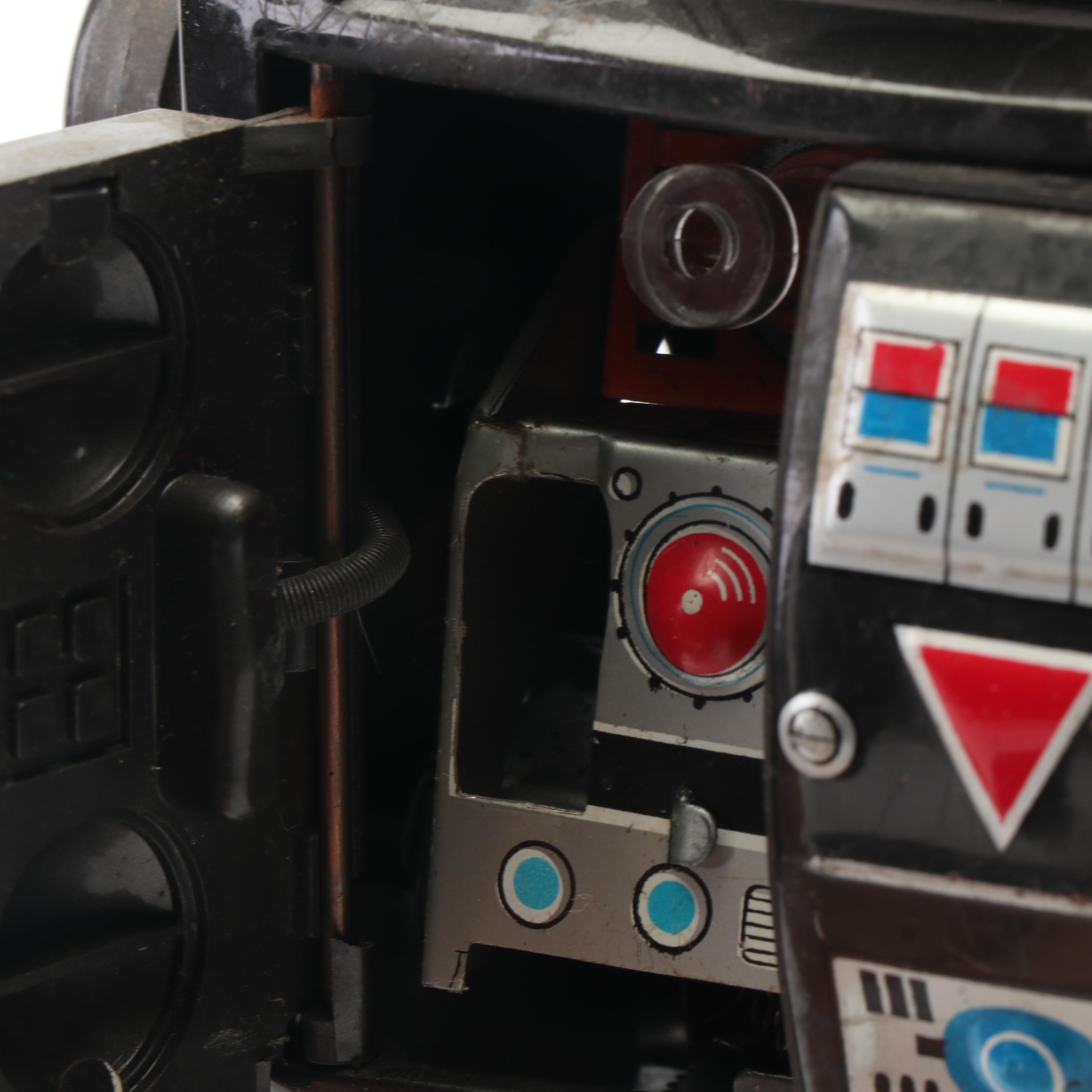 Horikawa Super Moon Explorer Tin Litho Battery Operated Toy Robot, 1960s