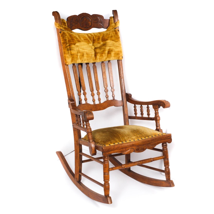 Vintage Wooden Rocking Chair