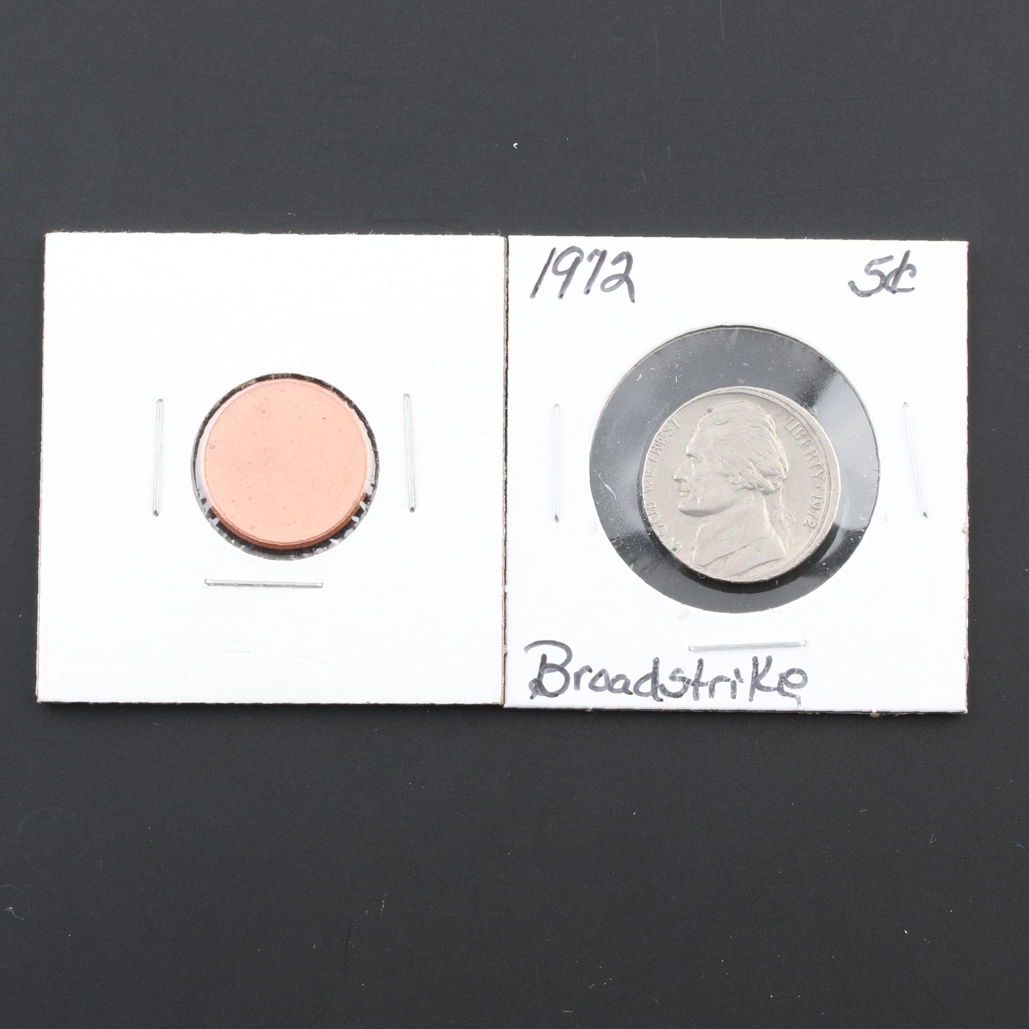 Group of Two U.S. Error Coins