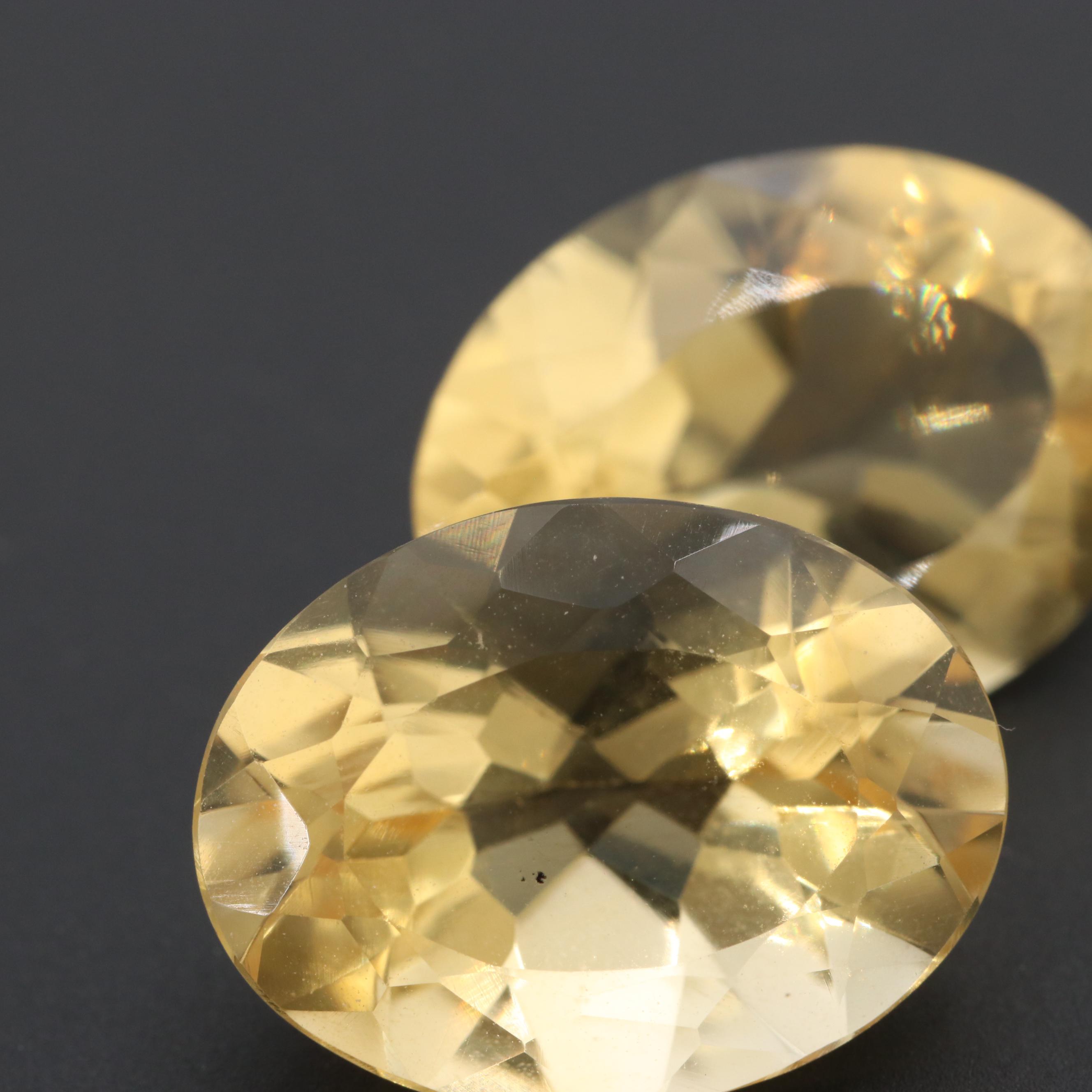 Loose 15.89 CTW Citrine Gemstones