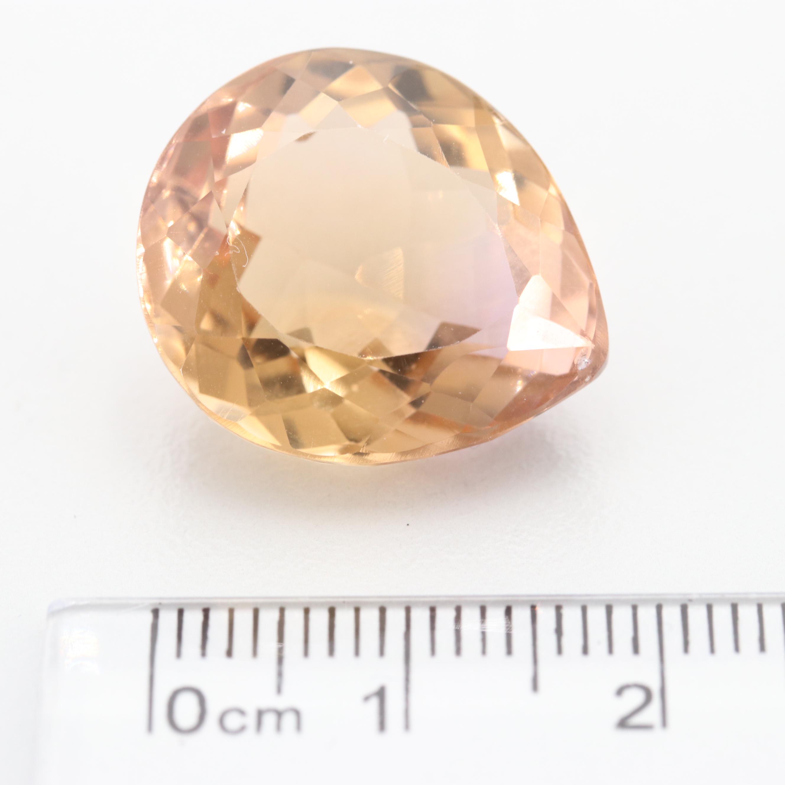 Loose 21.82 CT Ametrine Gemstone