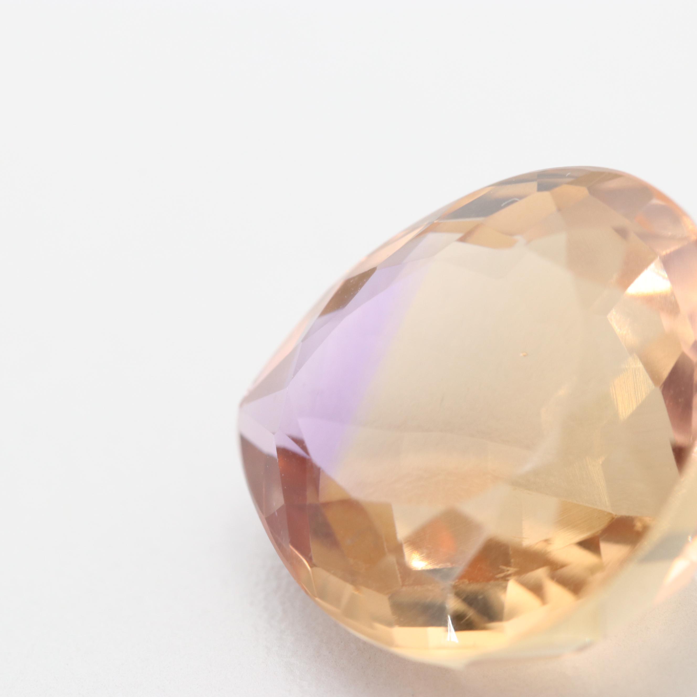 Loose 21.82 CT Ametrine Gemstone