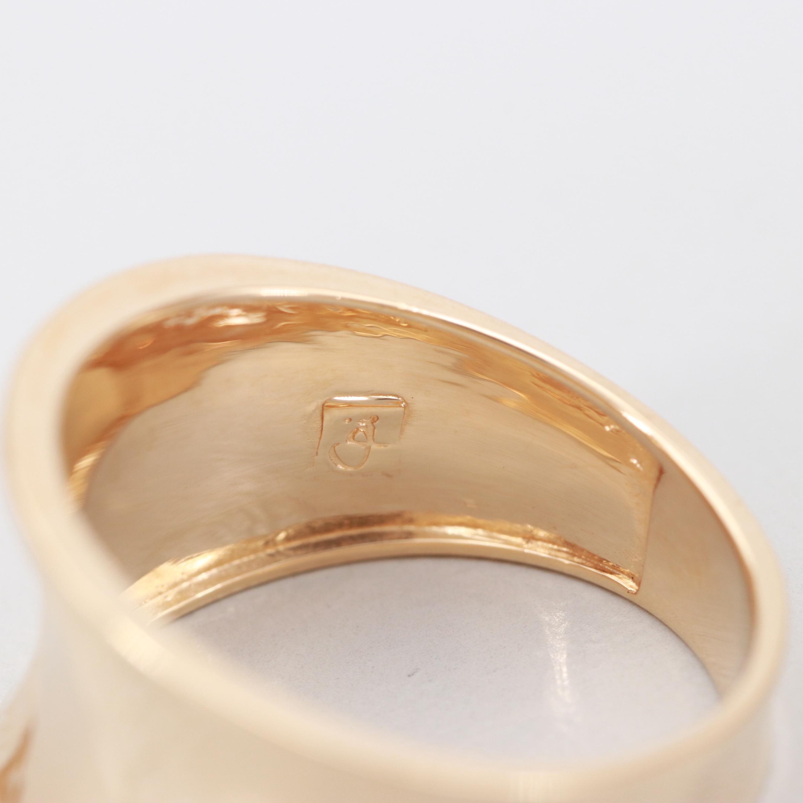 14K Yellow Gold Ring