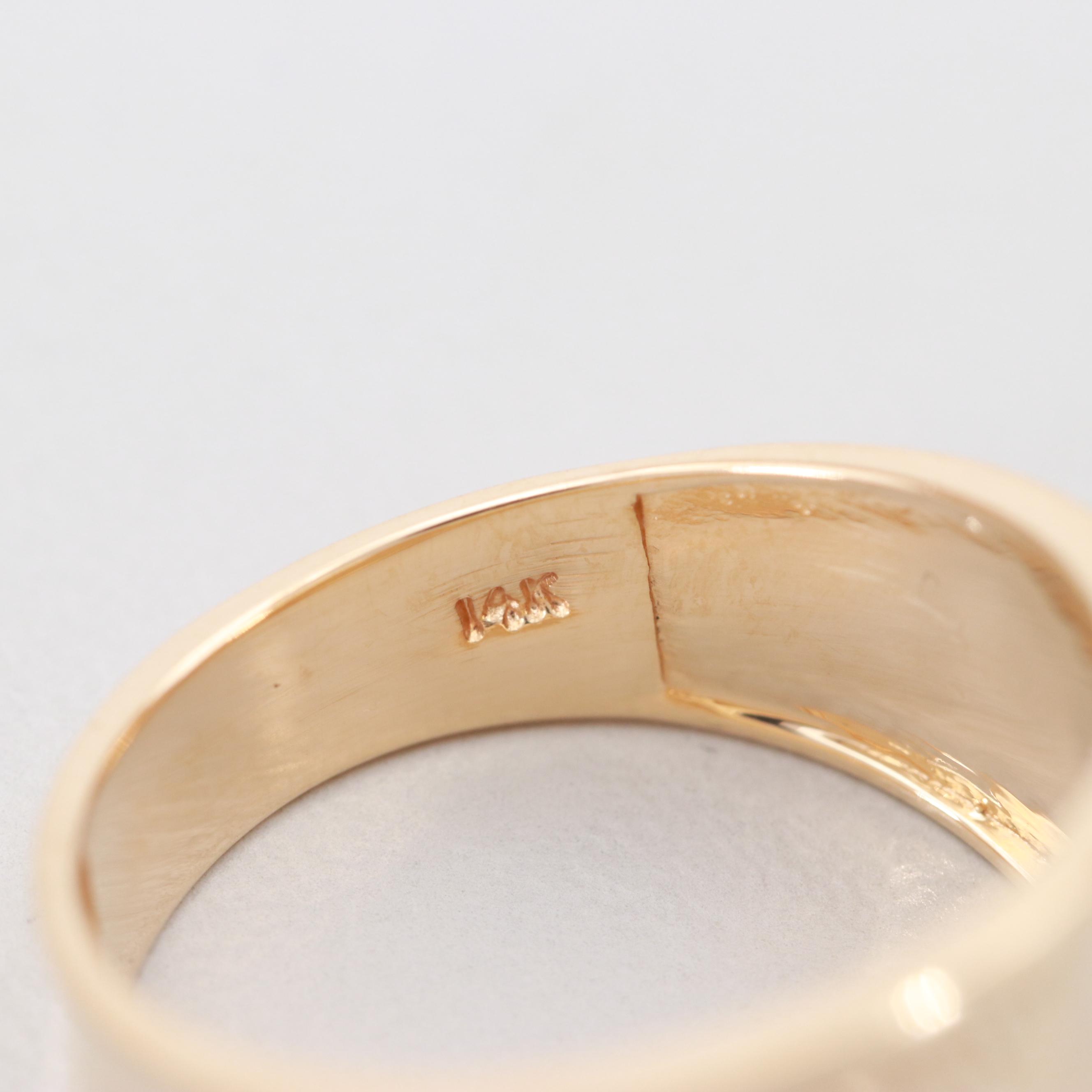 14K Yellow Gold Ring