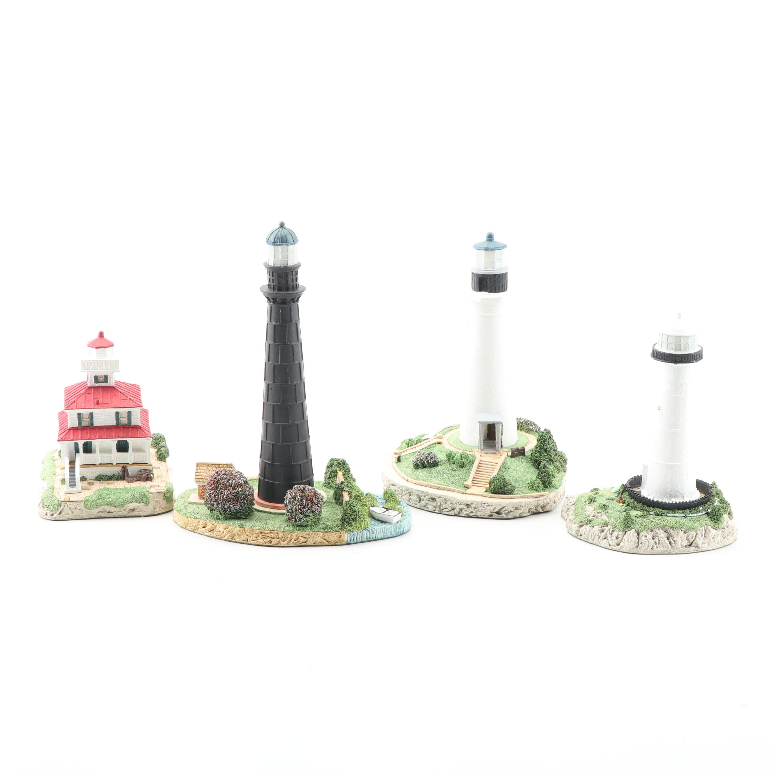 Younger & Associates "Harbour Lights" Resin Lighthouse Figurines
