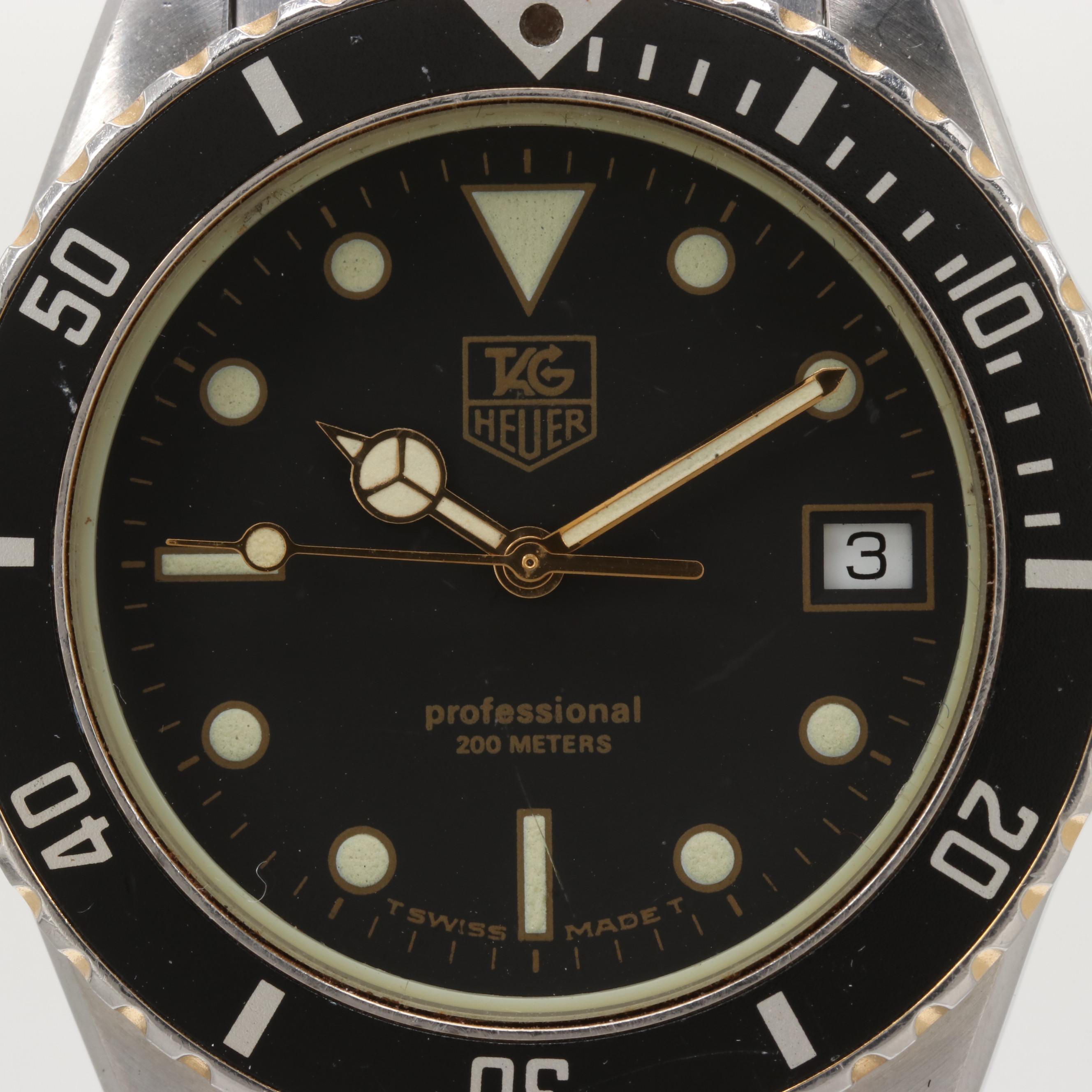 TAG Heuer 1000 Submariner Stainless Steel Watch