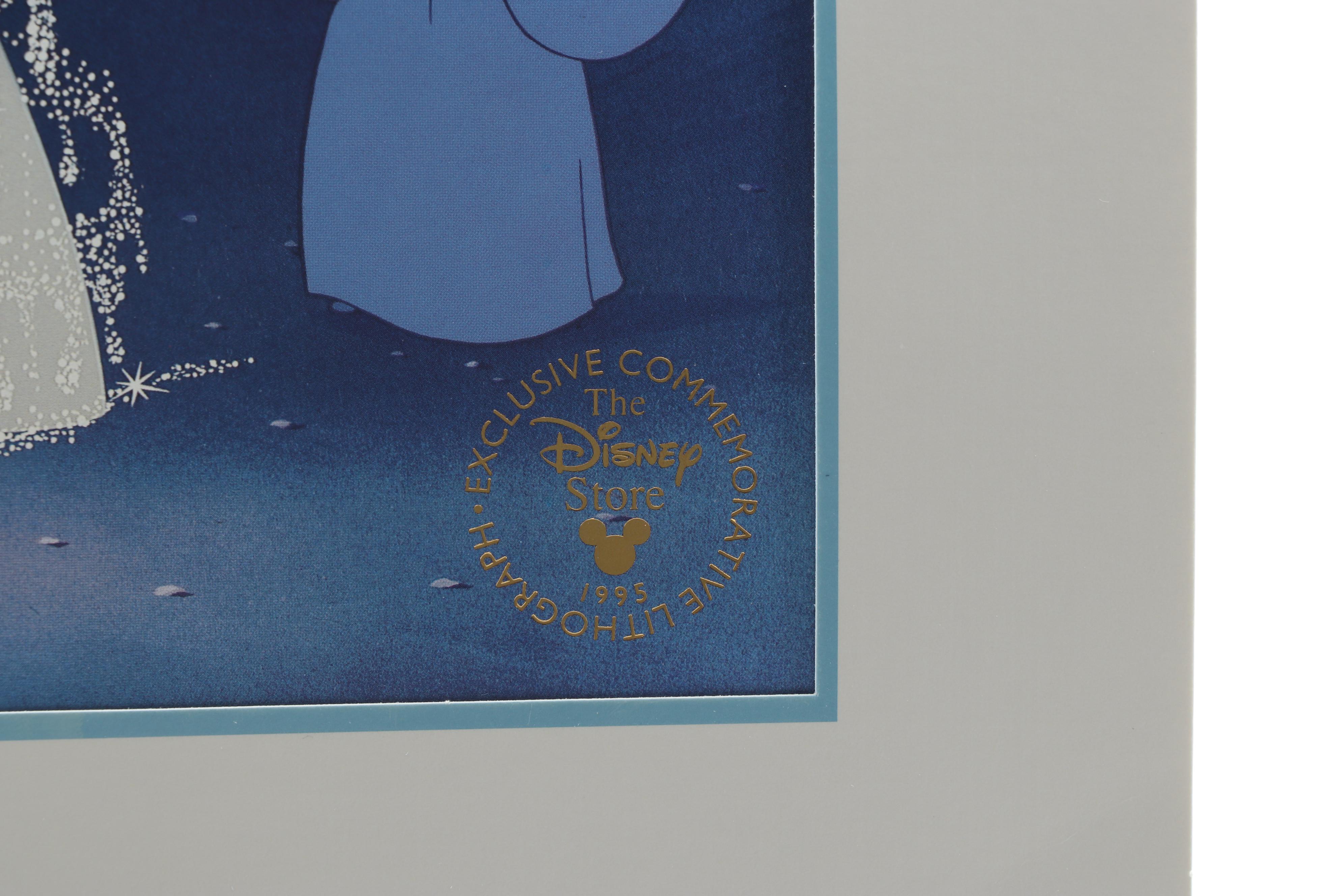 Walt Disney Commemorative Offset Lithographs from "Cinderella"