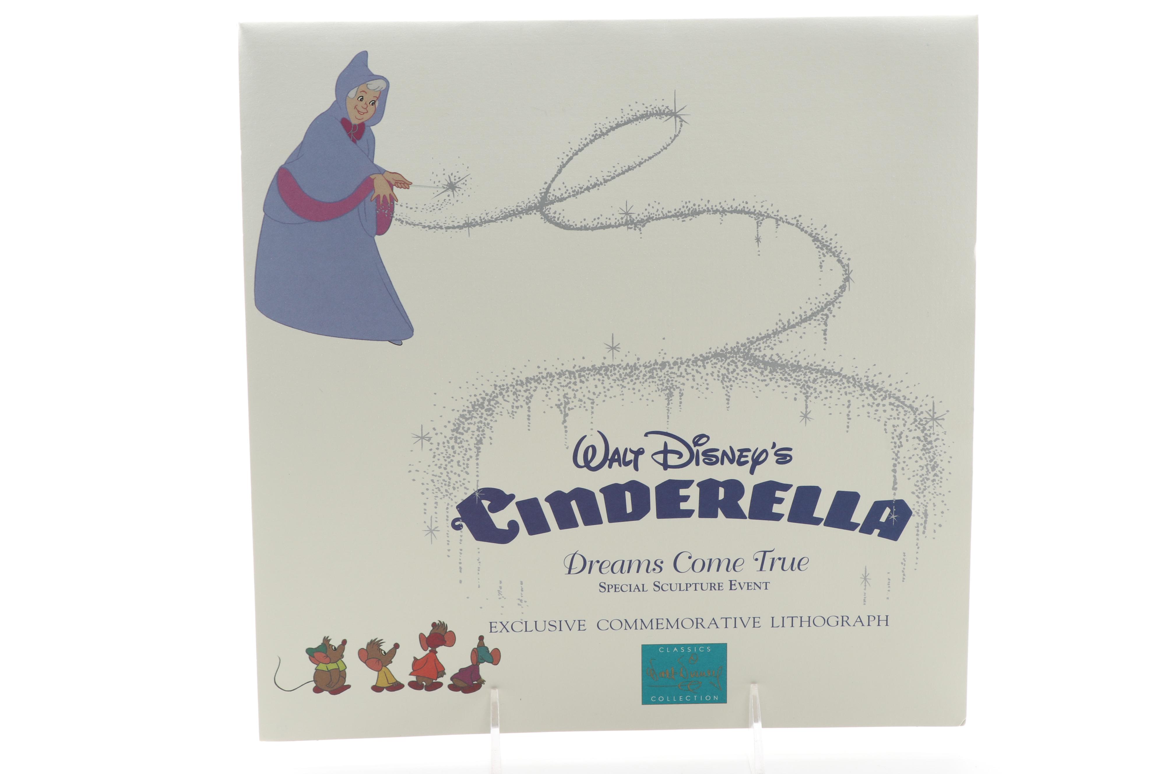 Walt Disney Commemorative Offset Lithographs from "Cinderella"