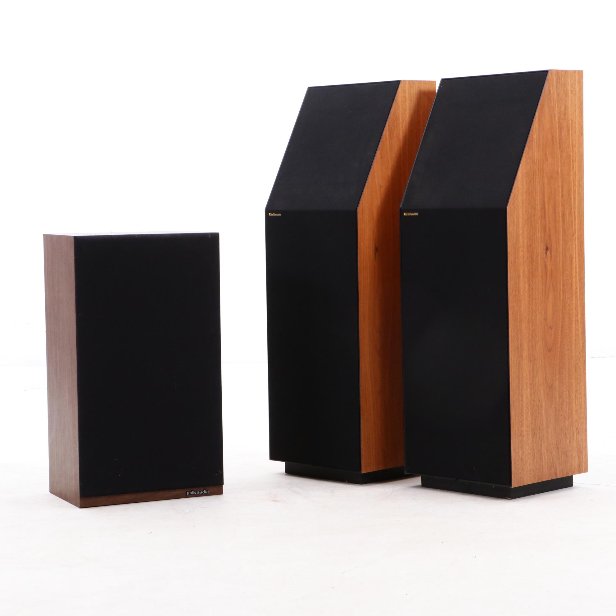 Vintage Tower Floor Speakers by Snell Accoustics and Pold Audio