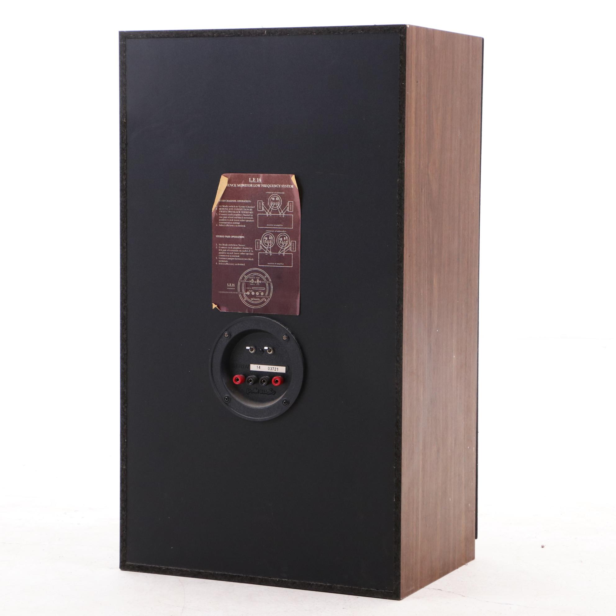 Vintage Tower Floor Speakers by Snell Accoustics and Pold Audio