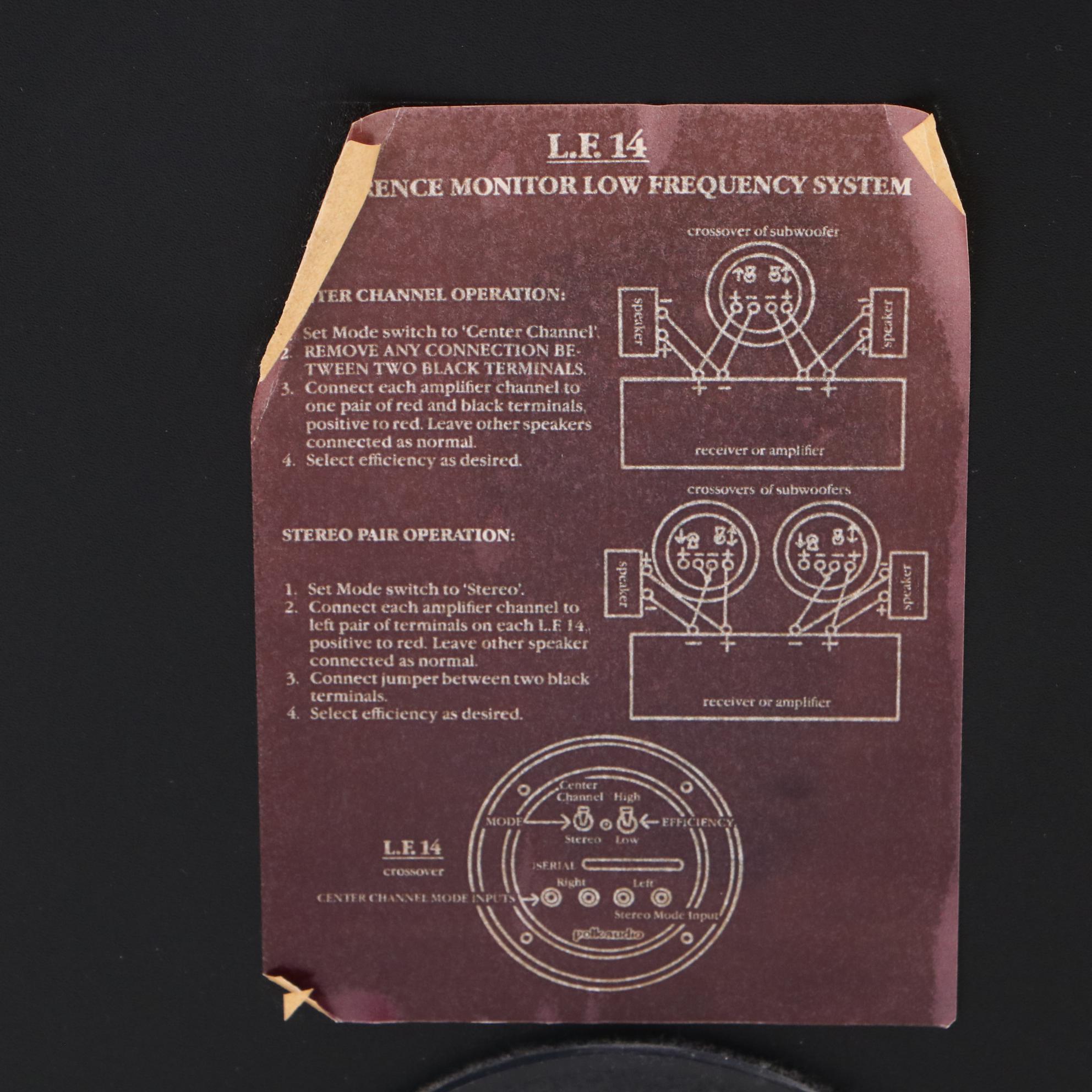 Vintage Tower Floor Speakers by Snell Accoustics and Pold Audio