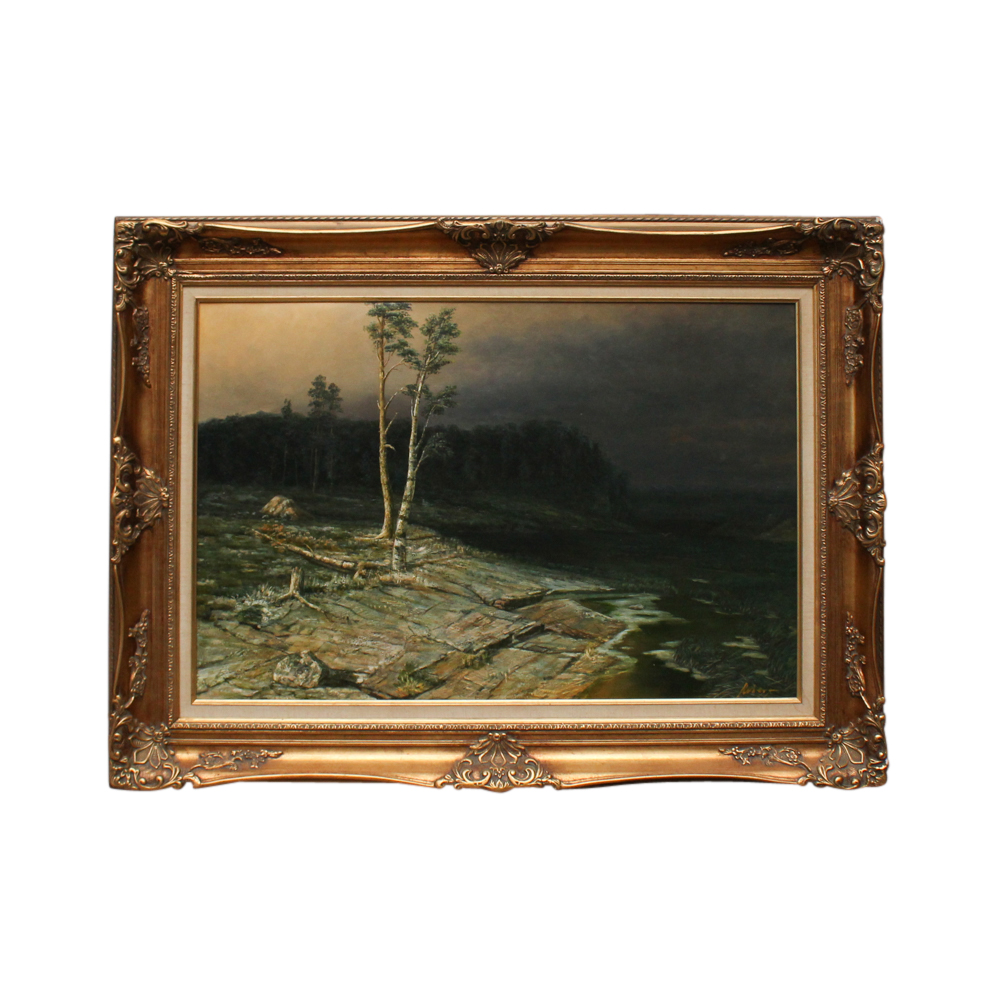 Robert Oil Painting of Coastal Scene