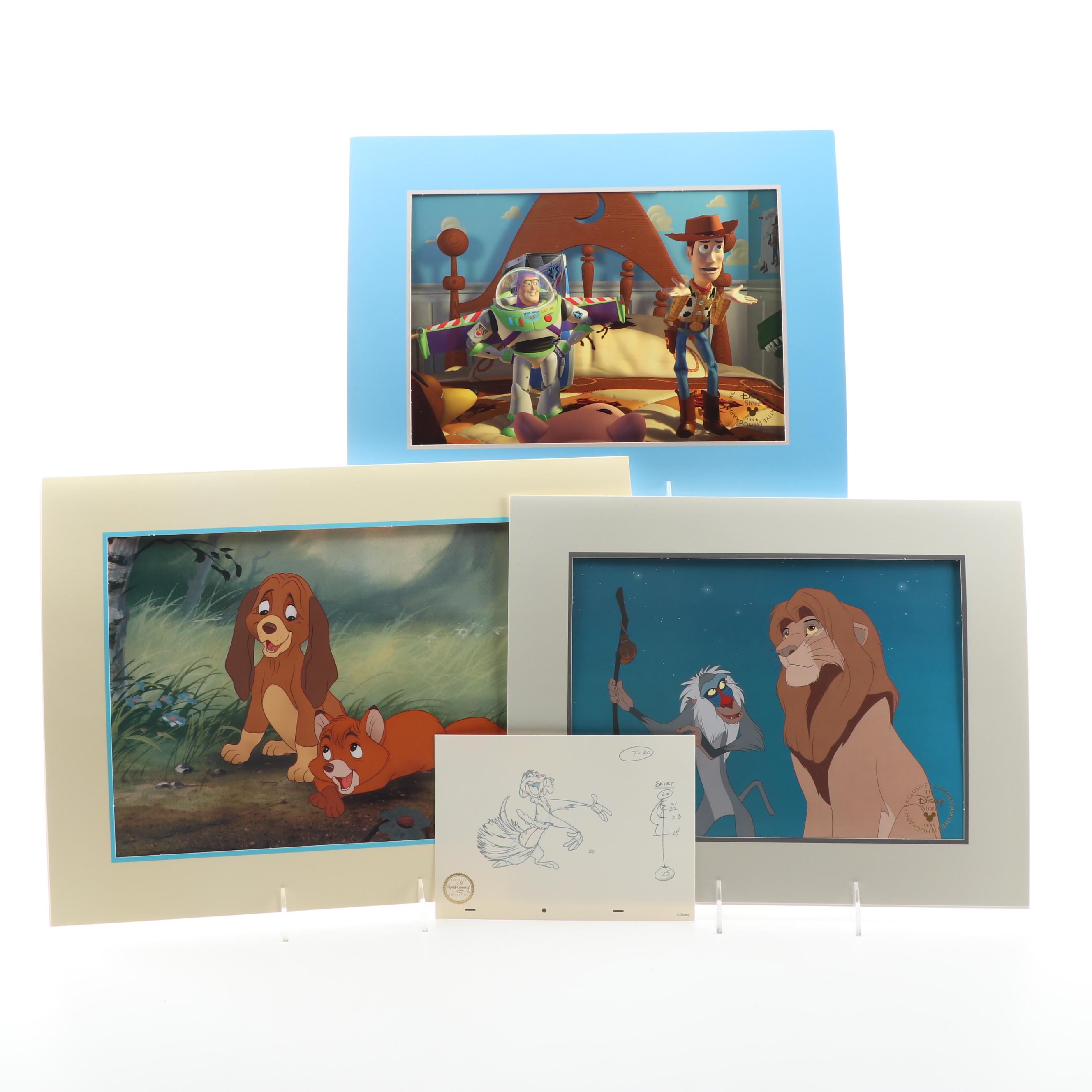 Walt Disney Commemorative Offset Lithographs