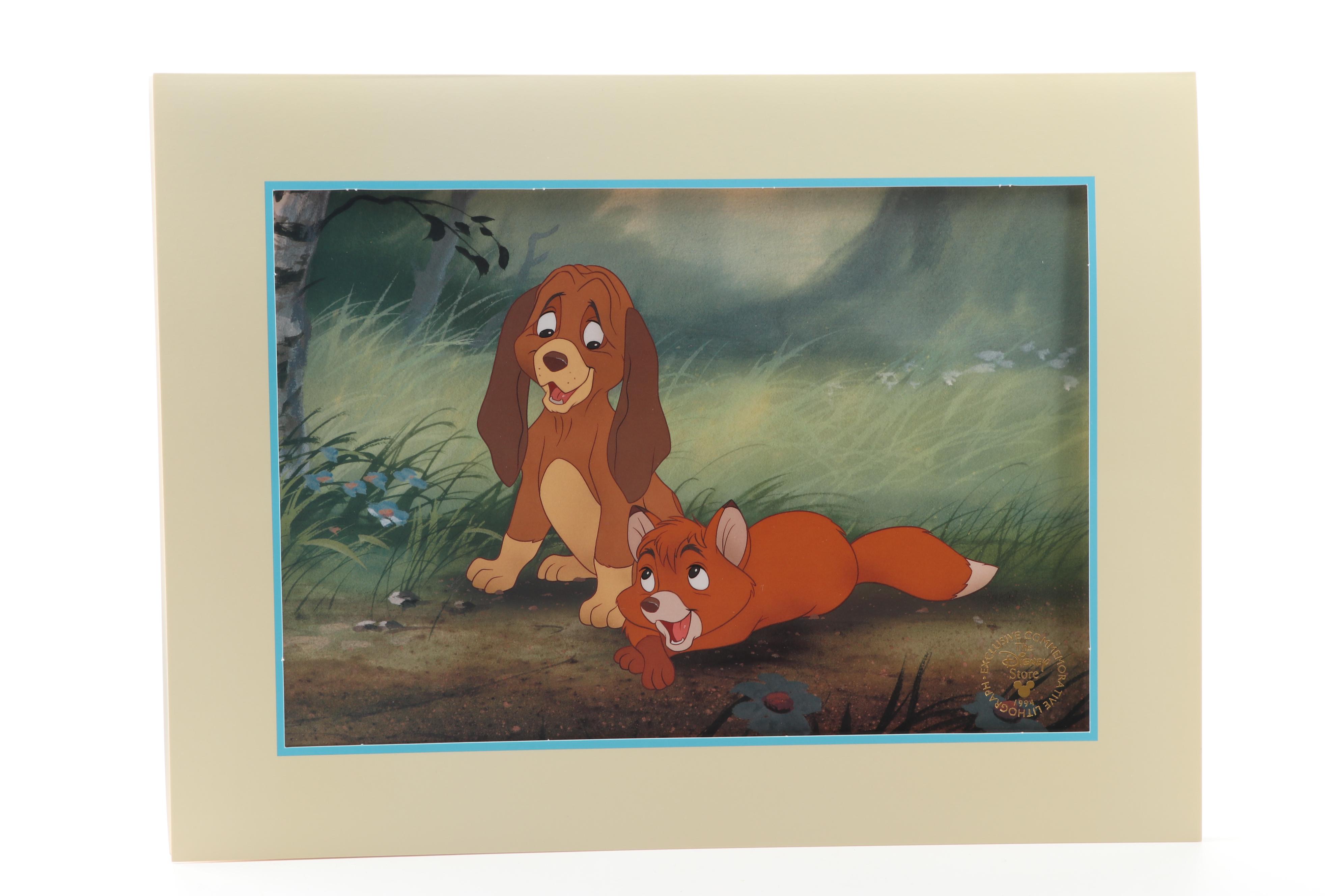 Walt Disney Commemorative Offset Lithographs