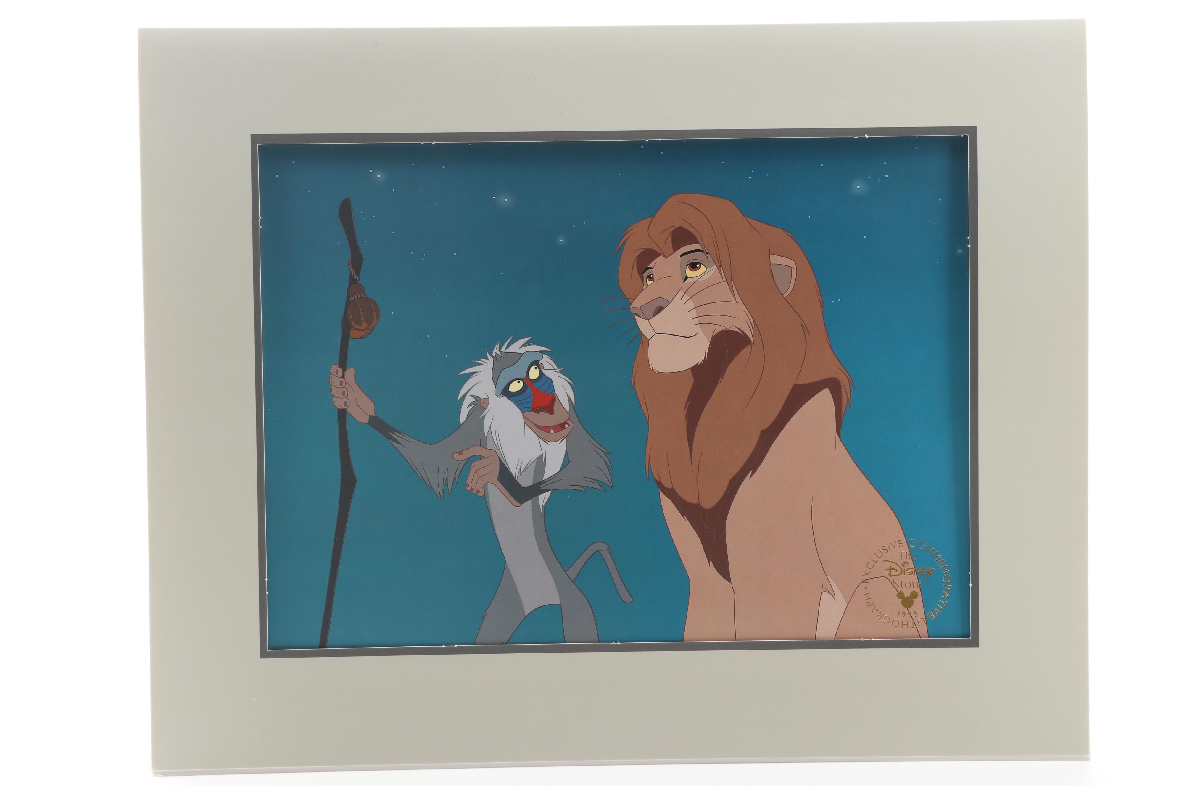 Walt Disney Commemorative Offset Lithographs