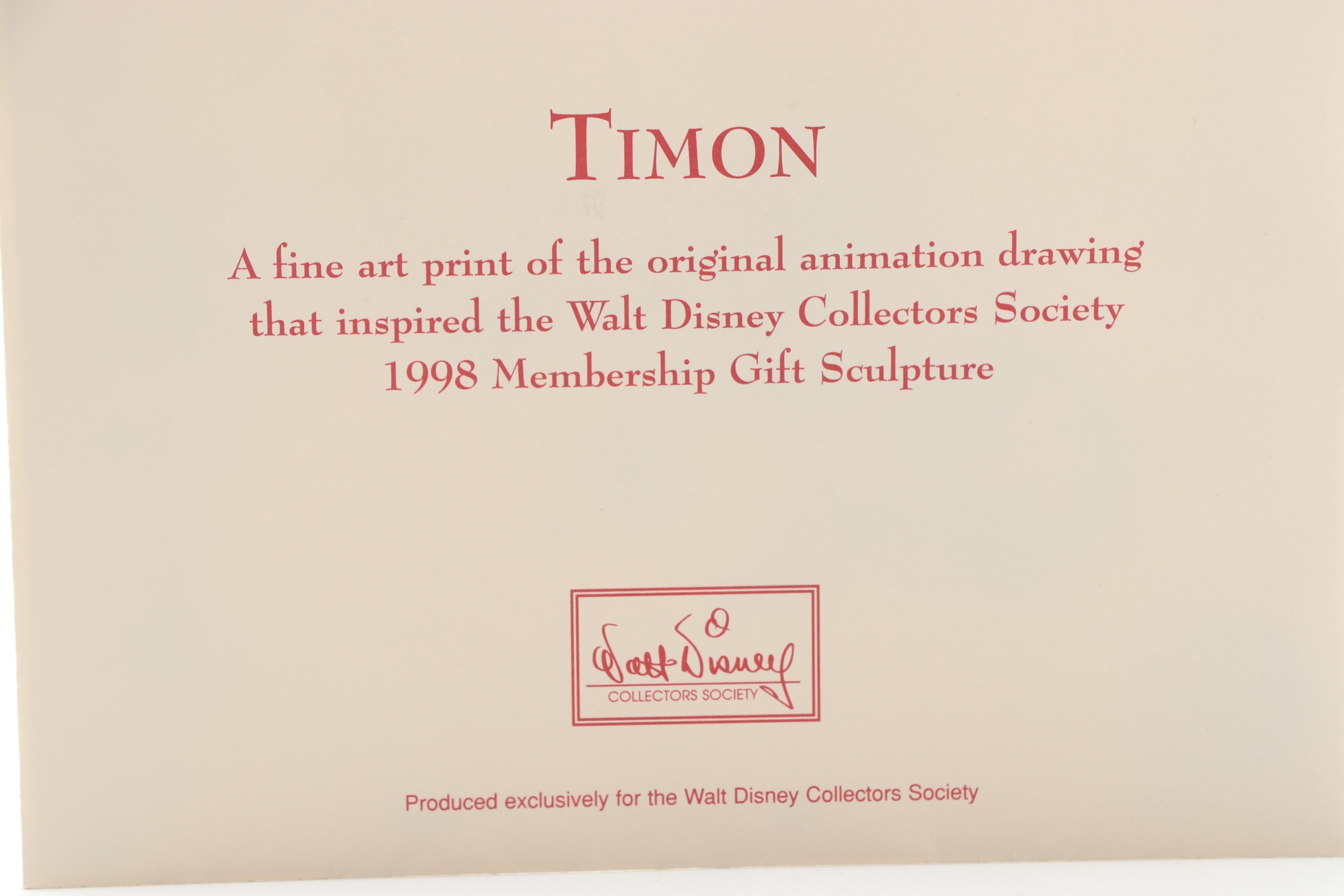 Walt Disney Commemorative Offset Lithographs