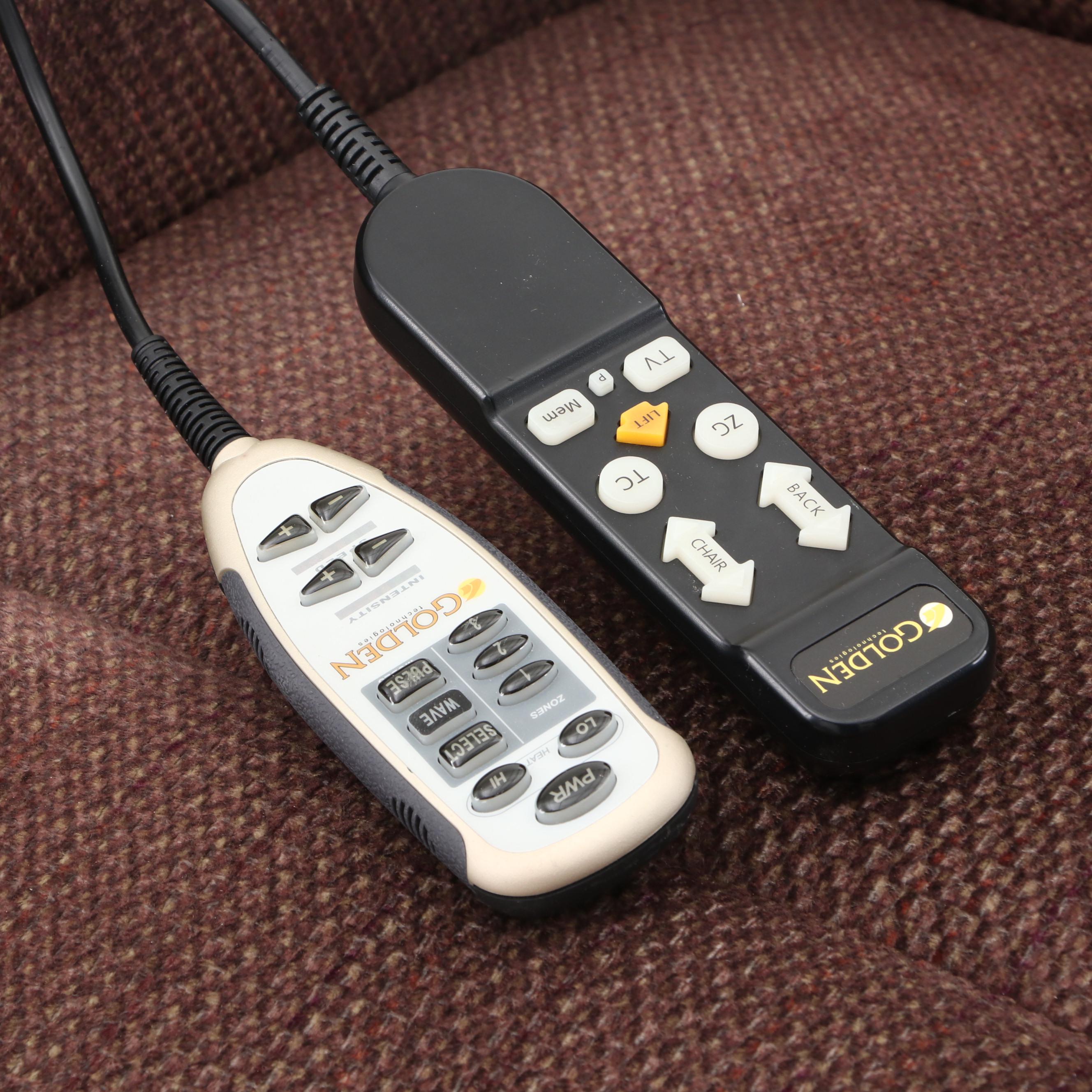 Golden Power Lift Reclining Chair with Remotes for Lift, Recline, and Massage