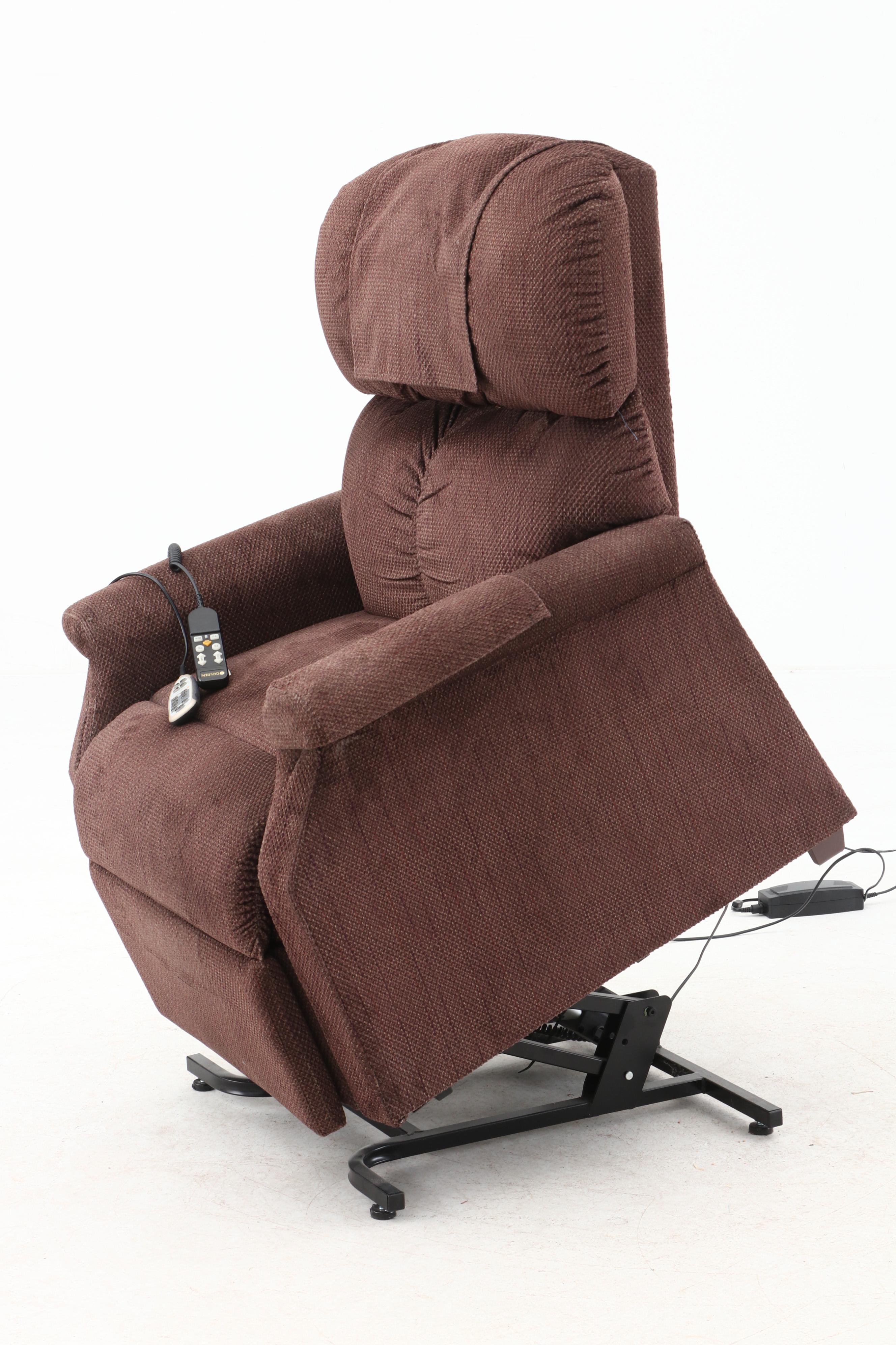 Golden Power Lift Reclining Chair with Remotes for Lift, Recline, and Massage