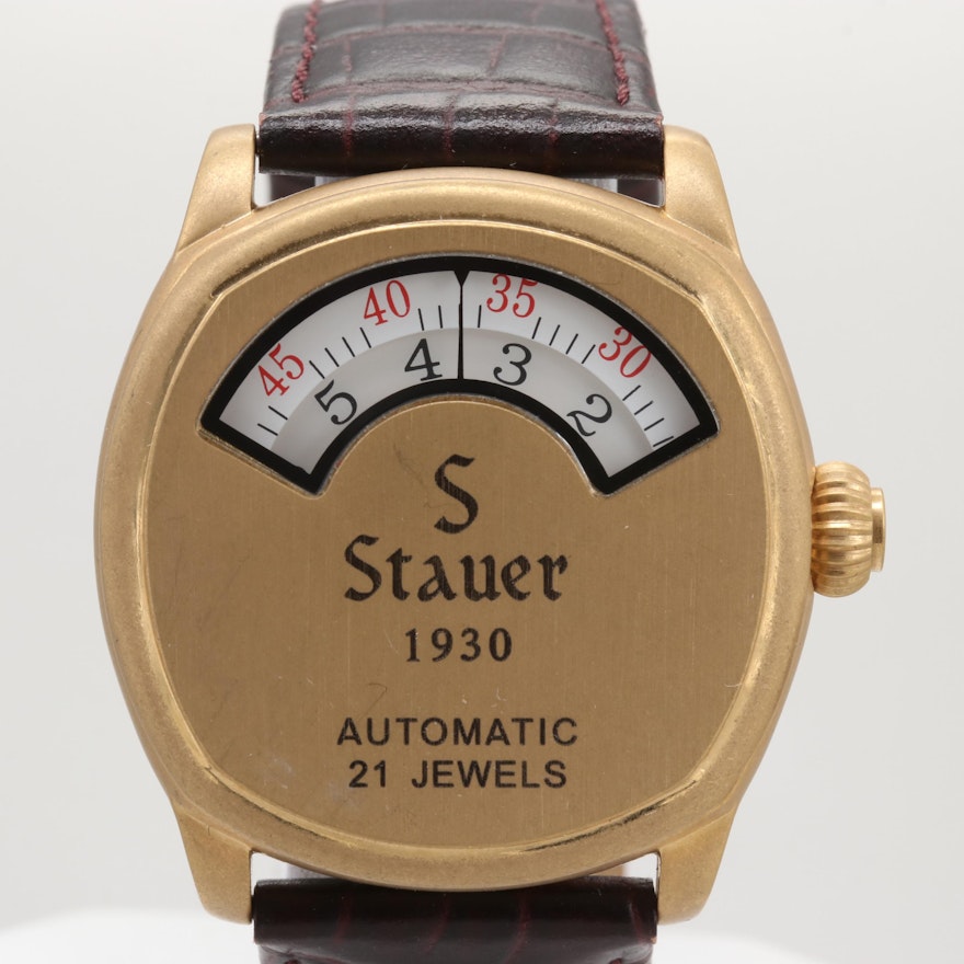 Stauer Automatic Wristwatch With Window Time Display