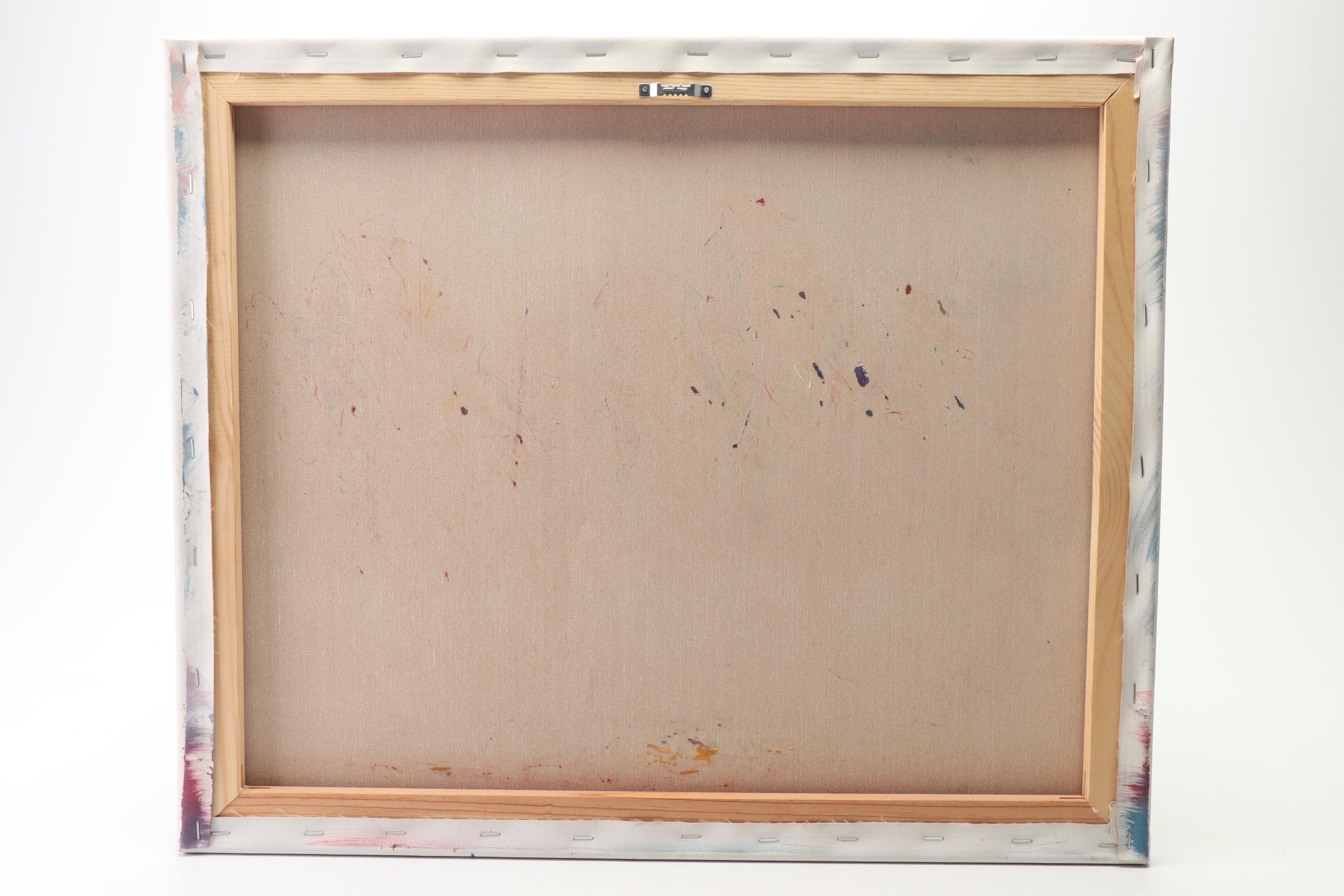 Oil Painting of Polo Players