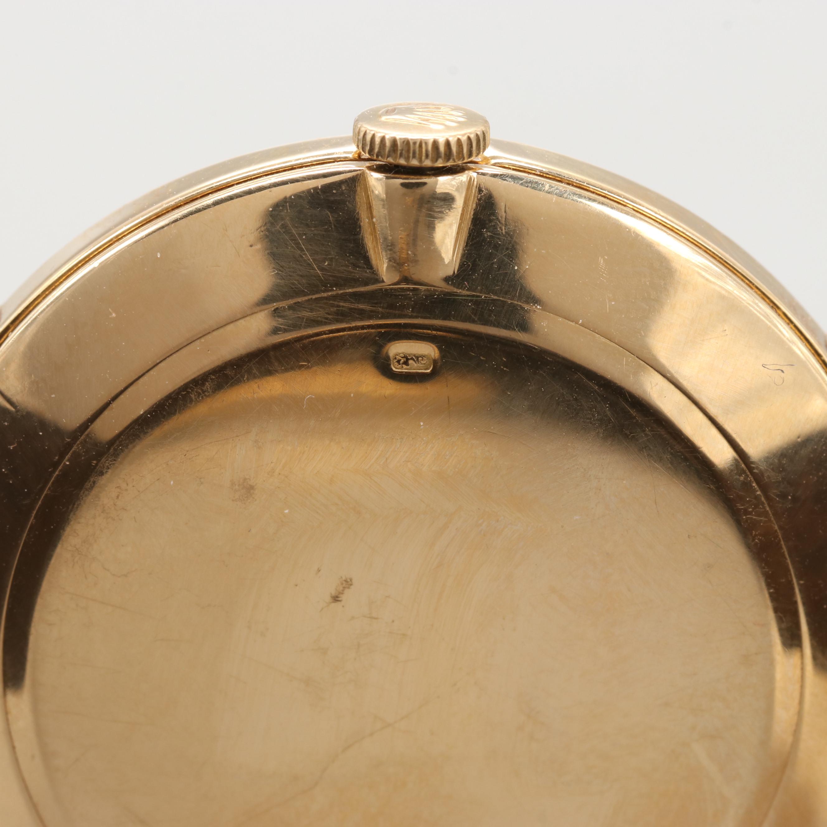 Vintage Rolex Cellini 18K Yellow Gold Stem Wind Watch