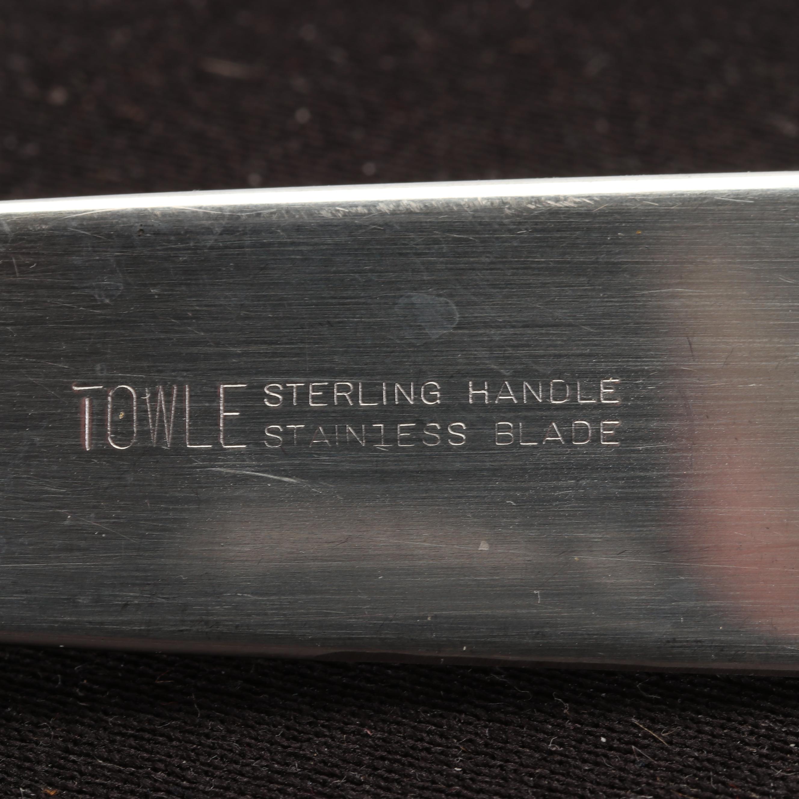 Towle "Old Master" Sterling Flatware with Eugen Marcus 800 Silver Teaspoons