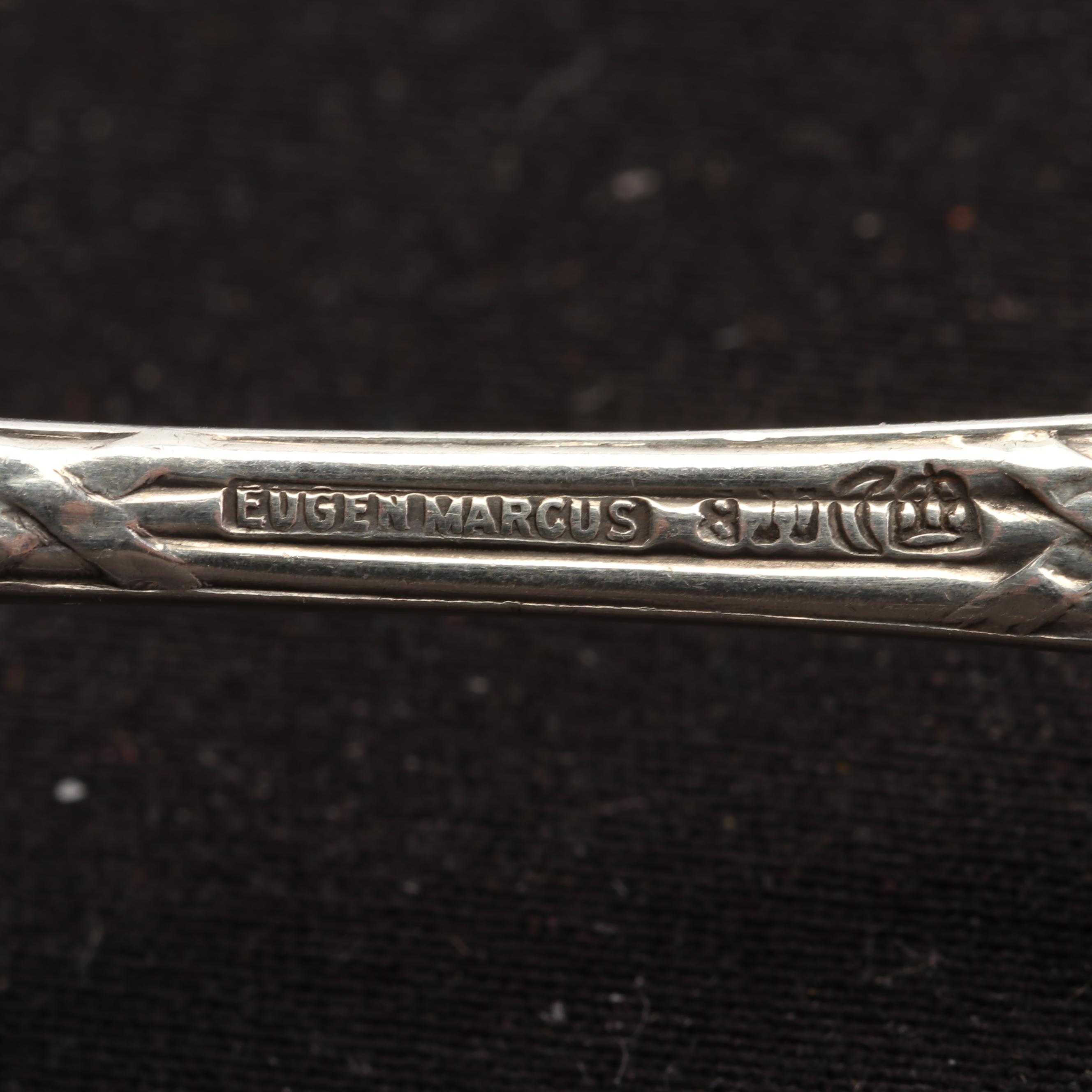 Towle "Old Master" Sterling Flatware with Eugen Marcus 800 Silver Teaspoons