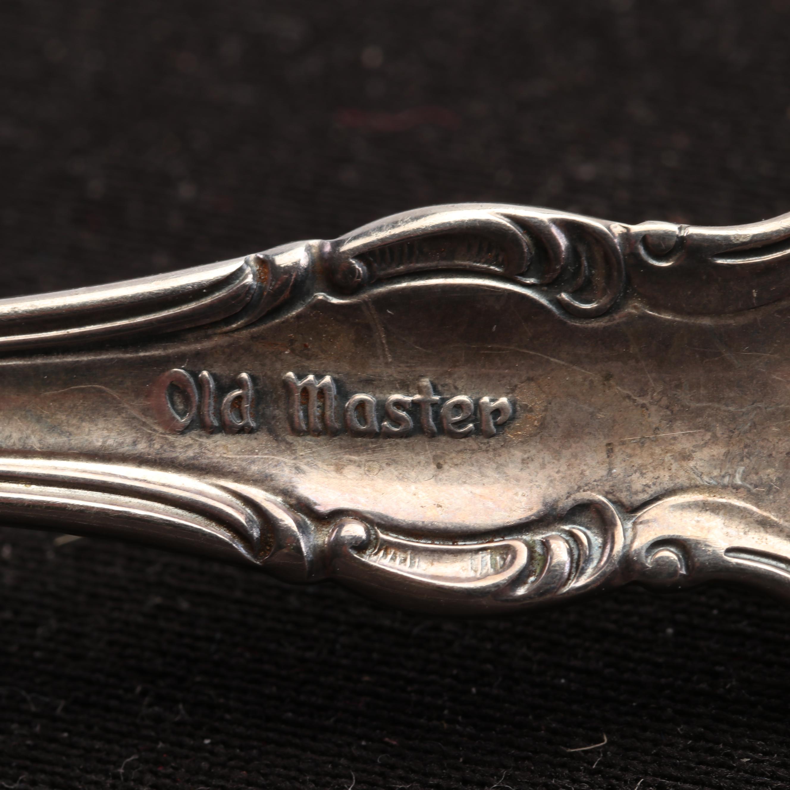 Towle "Old Master" Sterling Flatware with Eugen Marcus 800 Silver Teaspoons