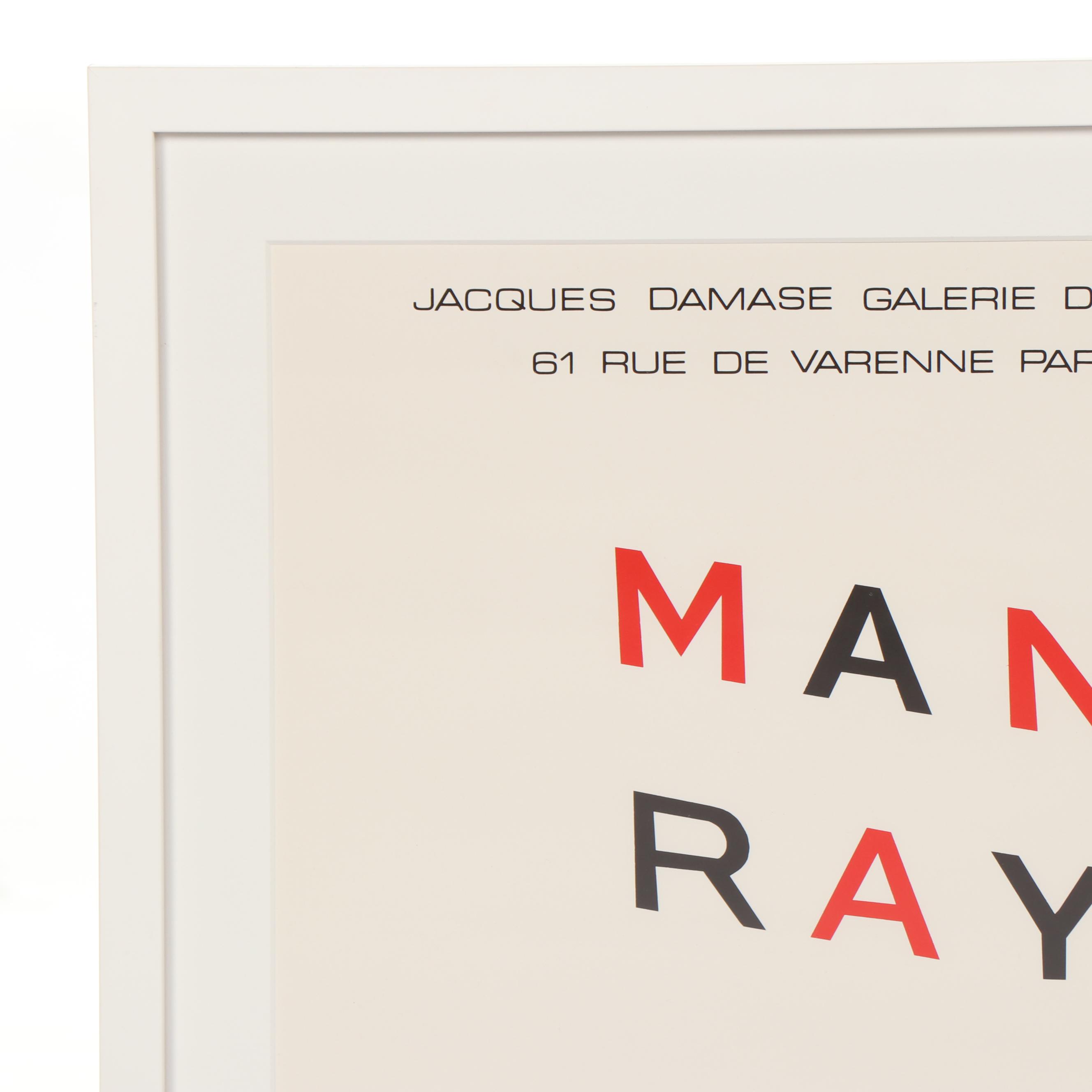 Man Ray Paris Exhibition Poster