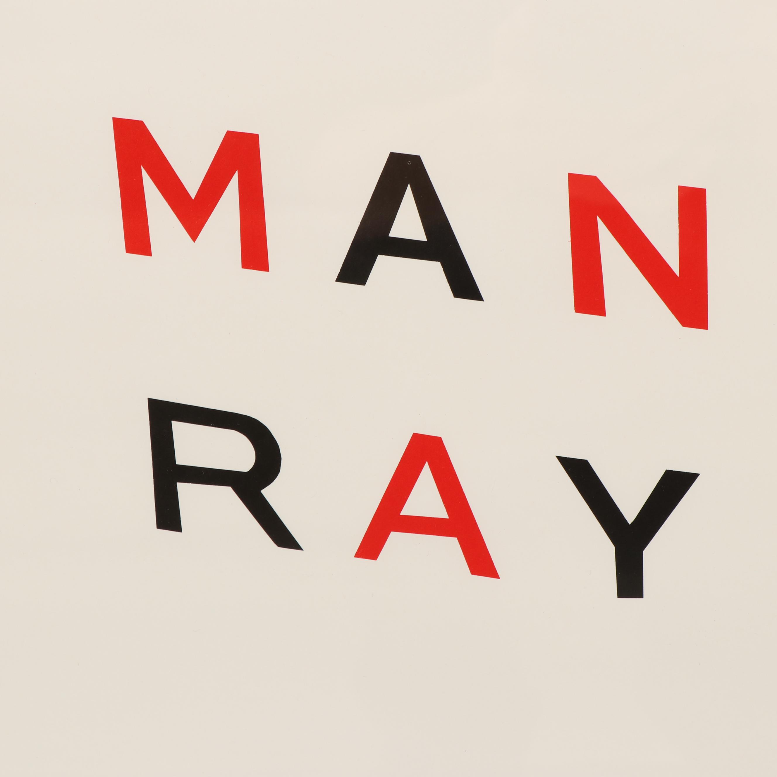 Man Ray Paris Exhibition Poster
