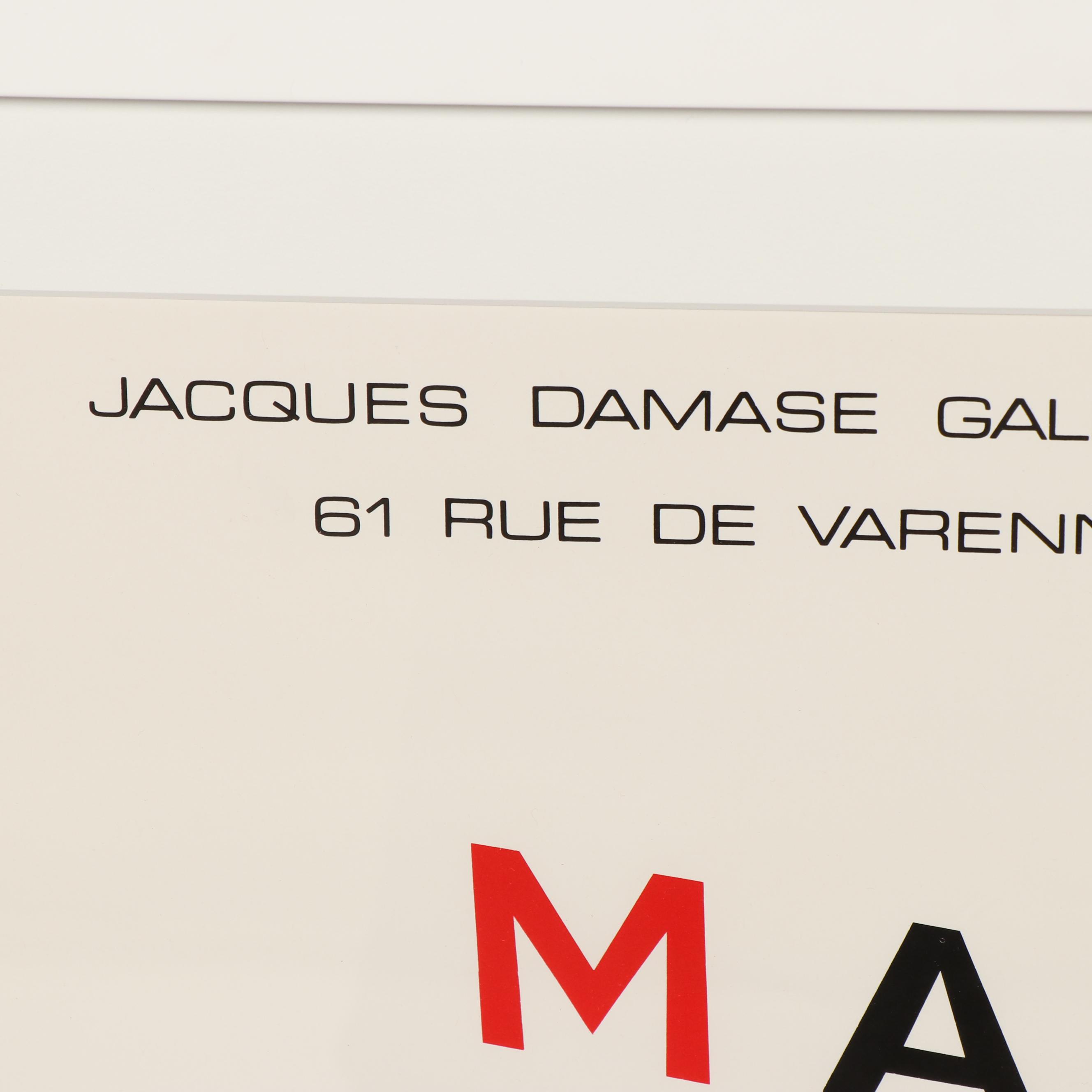 Man Ray Paris Exhibition Poster