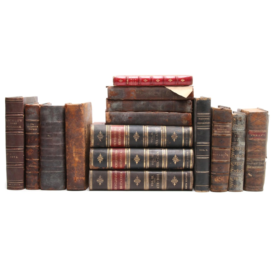 Group of 19th Century Hardcover Books